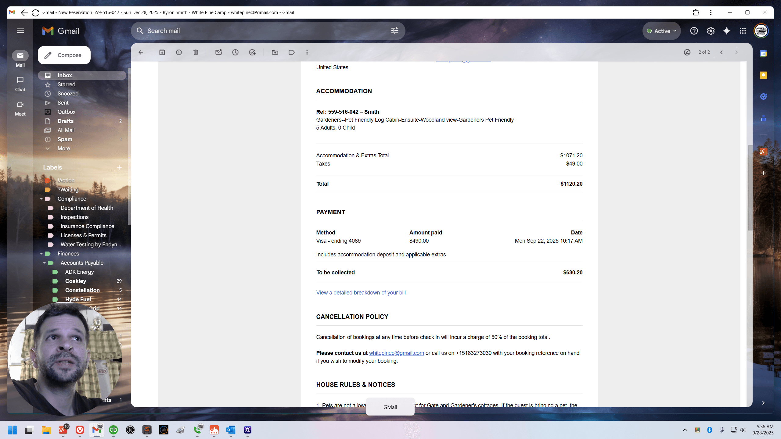 Step #49: Click on "$ 1120.20"