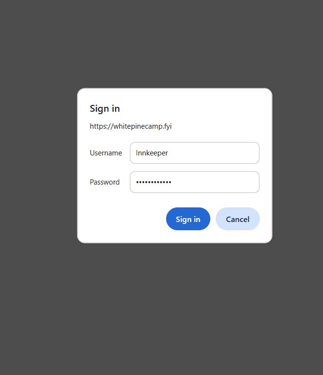Step #9: Click on "Sign in"