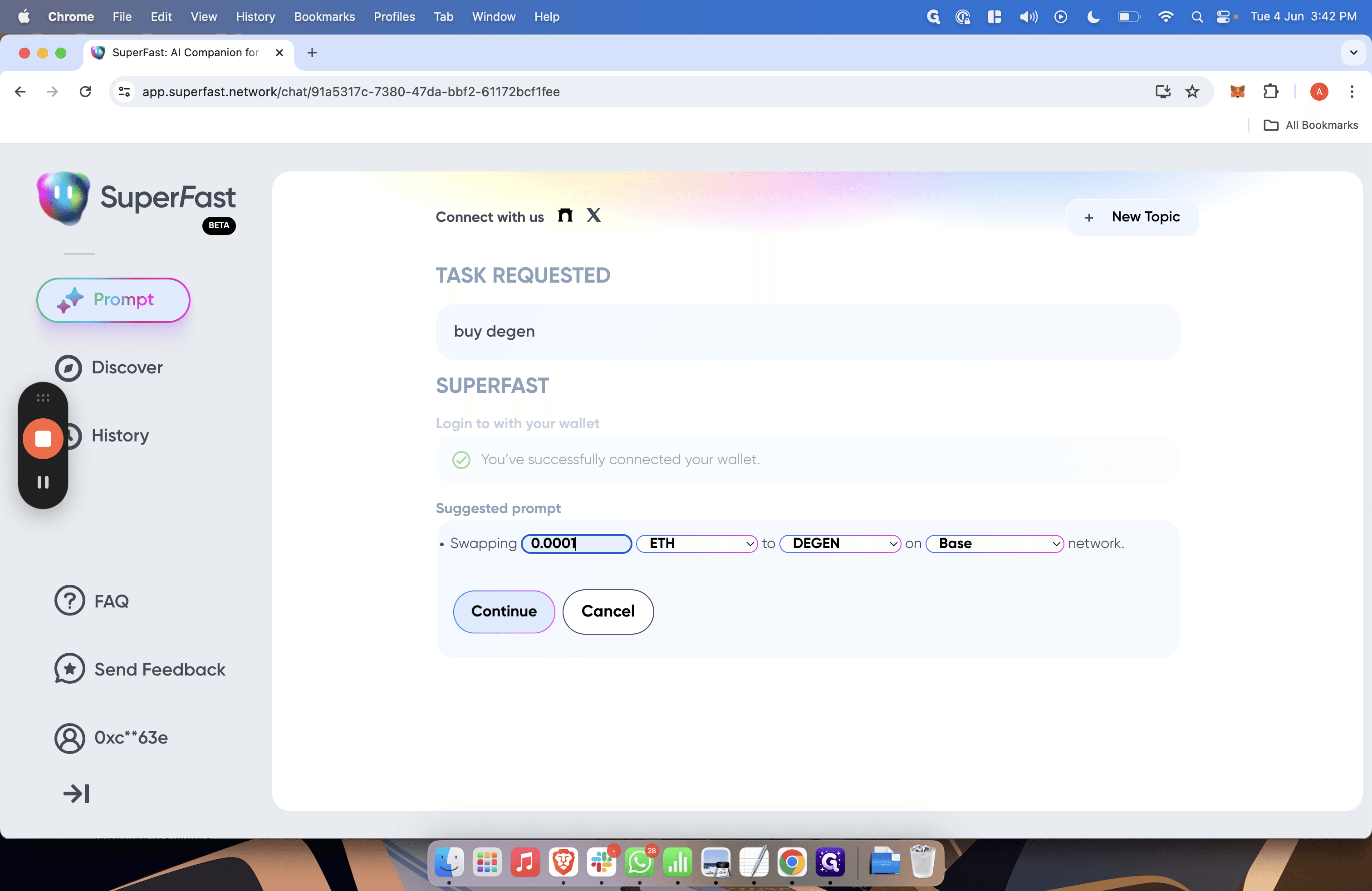 Step #12: Click "Continue"
