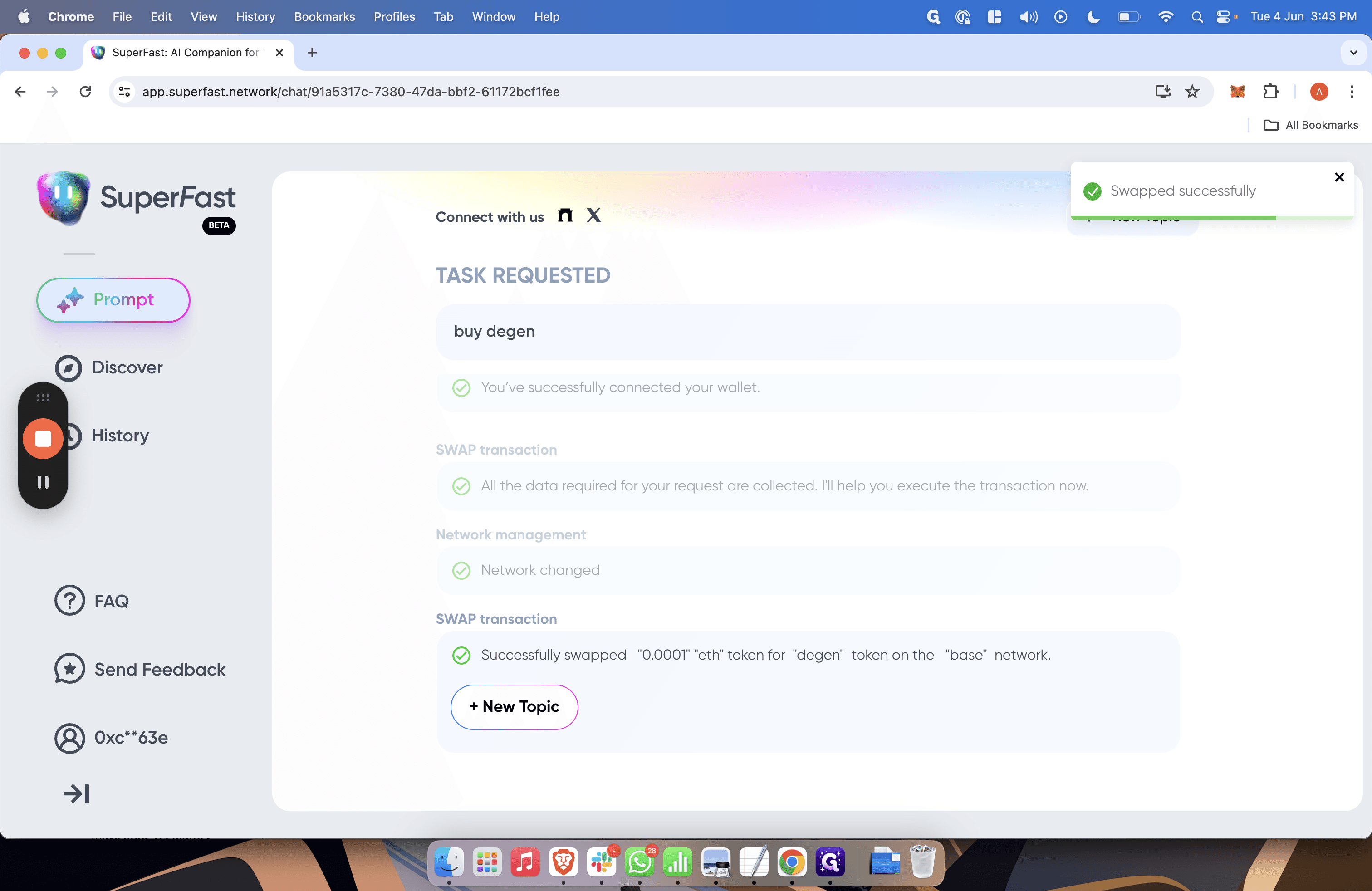 Step #19: Click "☑"