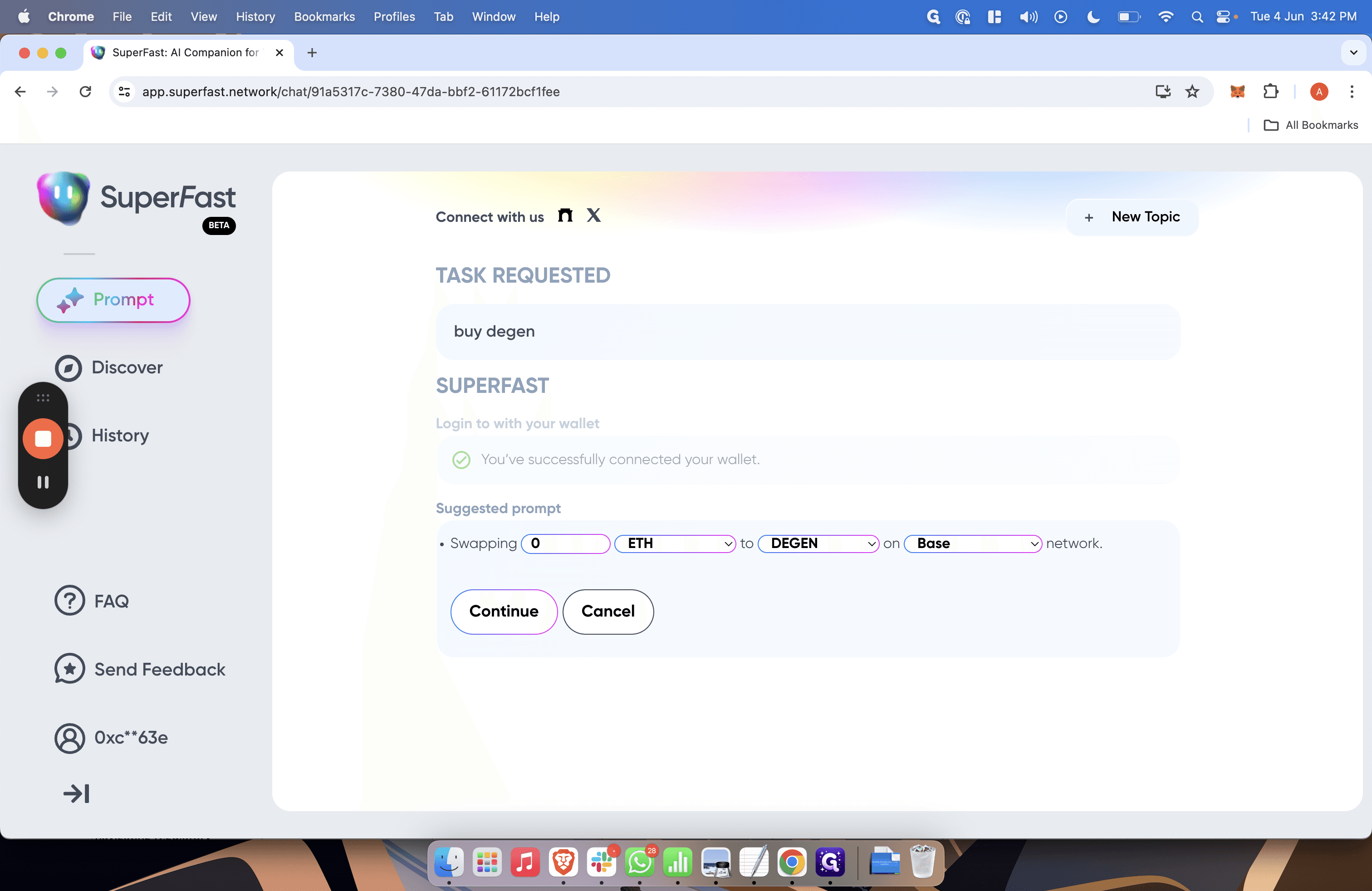 Step #8: Click "ETH"