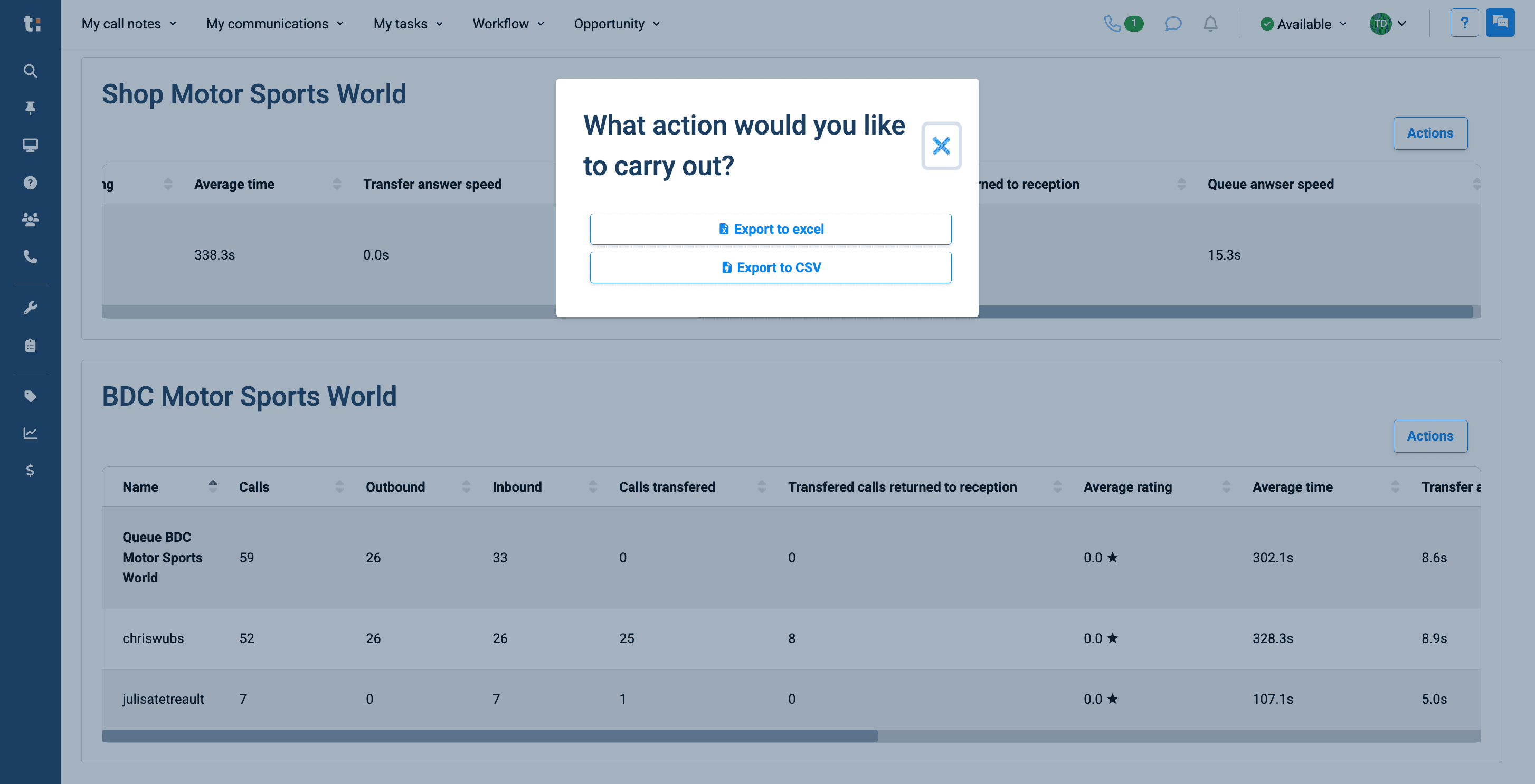 Step #32: choose export