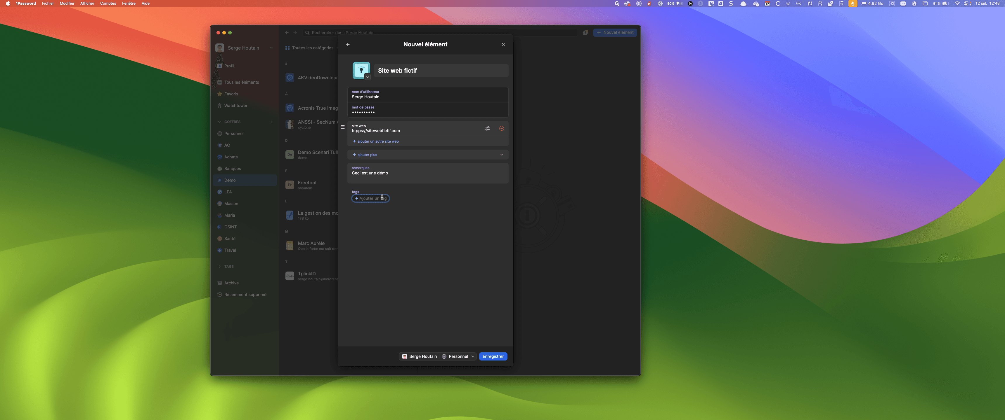 Step #22: Cliquez sur "+ Ajouter un tag"