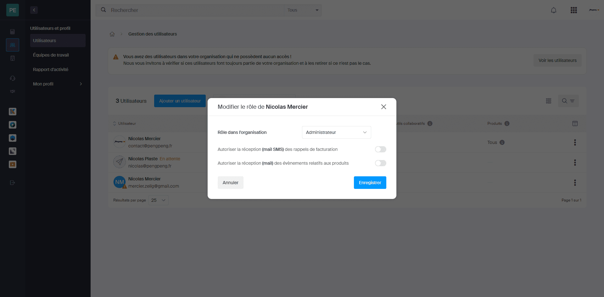Step #8: Autorisez-nous à recevoir les événements relatifs aux produits
