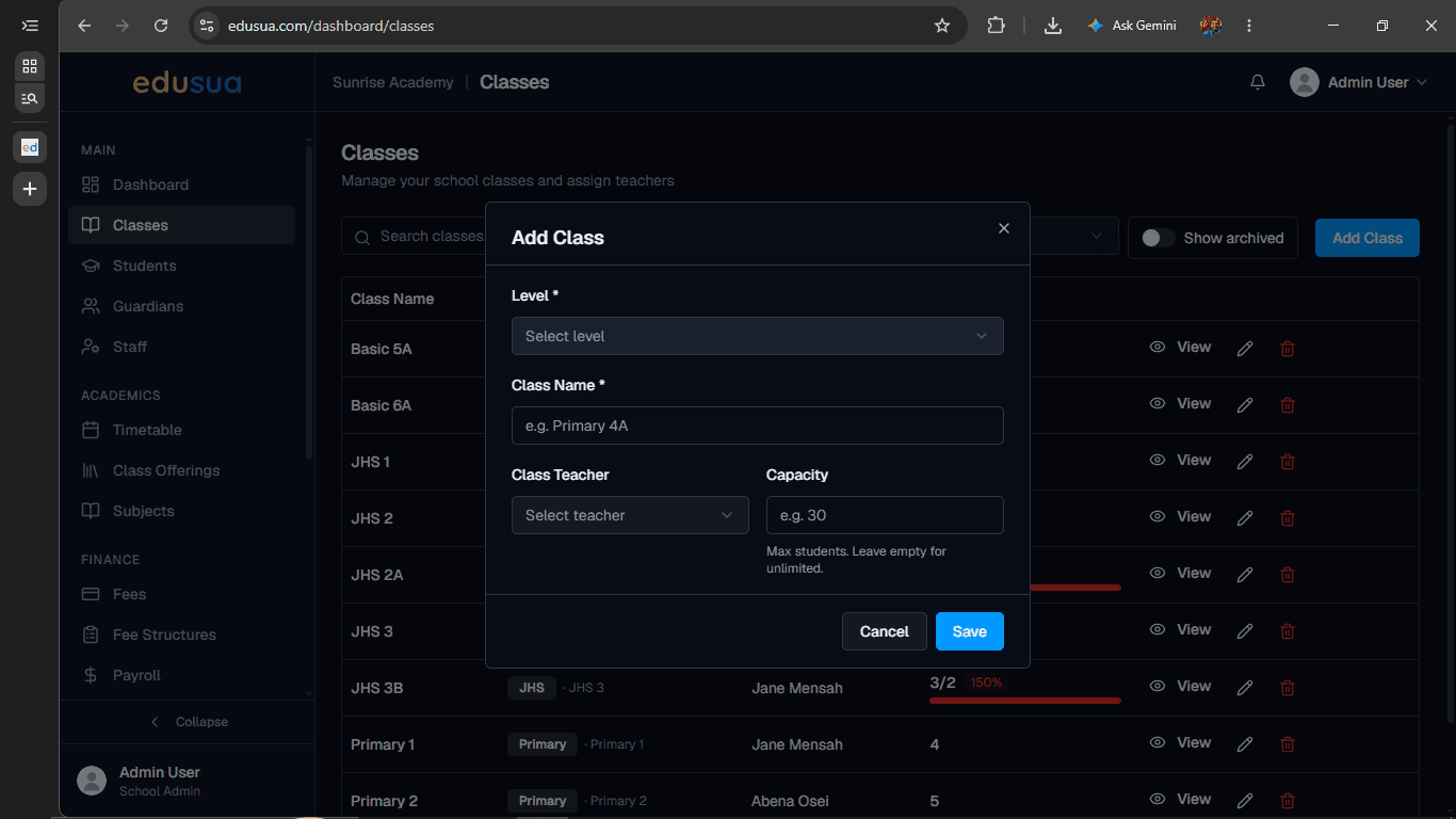 Step #2: Click the Level dropdown menu.