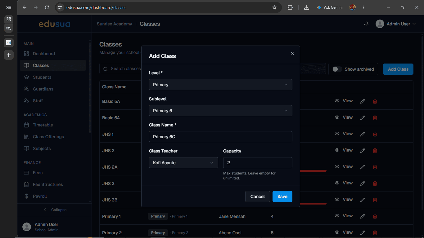Step #9: Click Save.