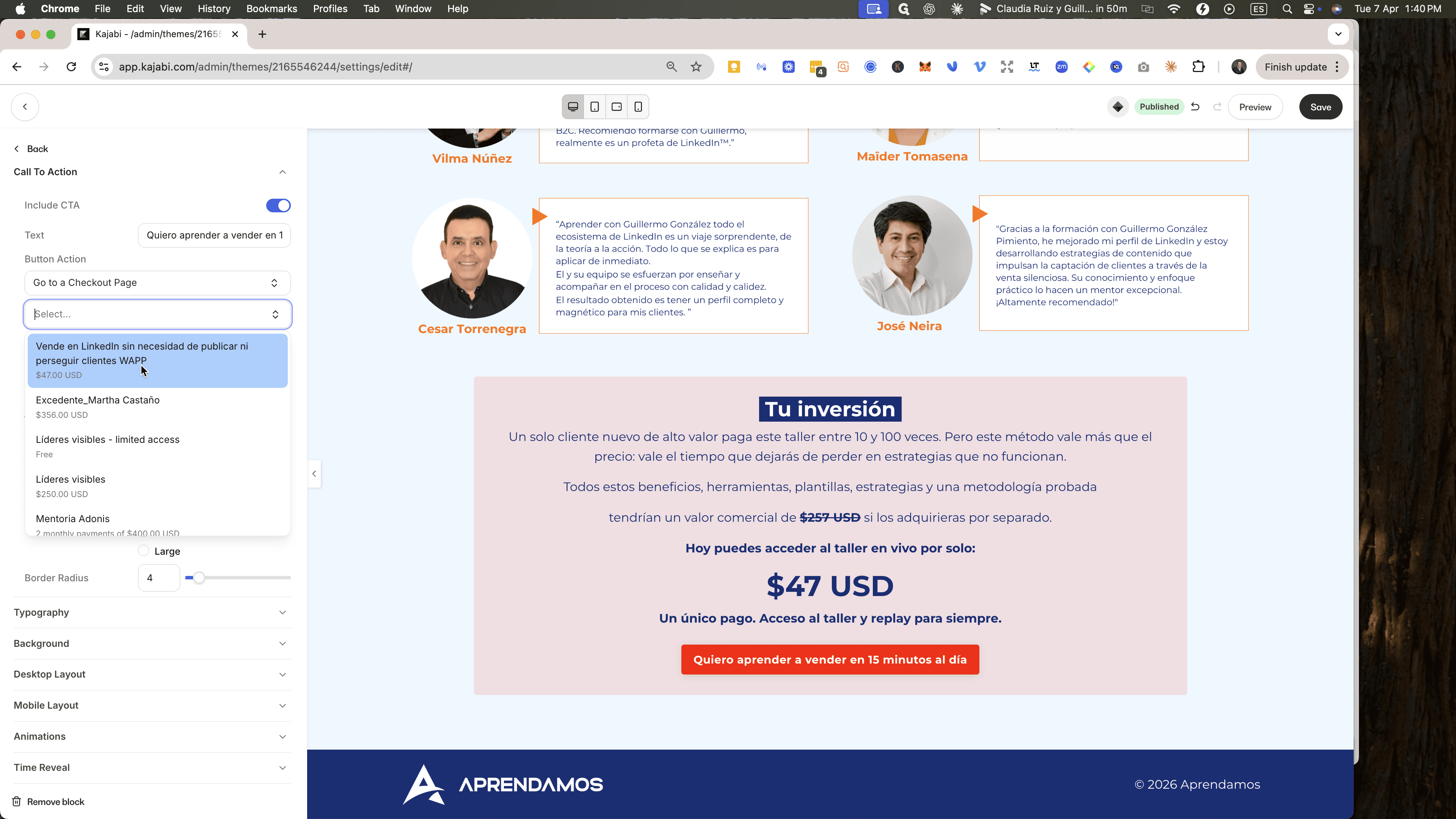 Step #39: Hagan clic en "perseguir clientes WAPP"