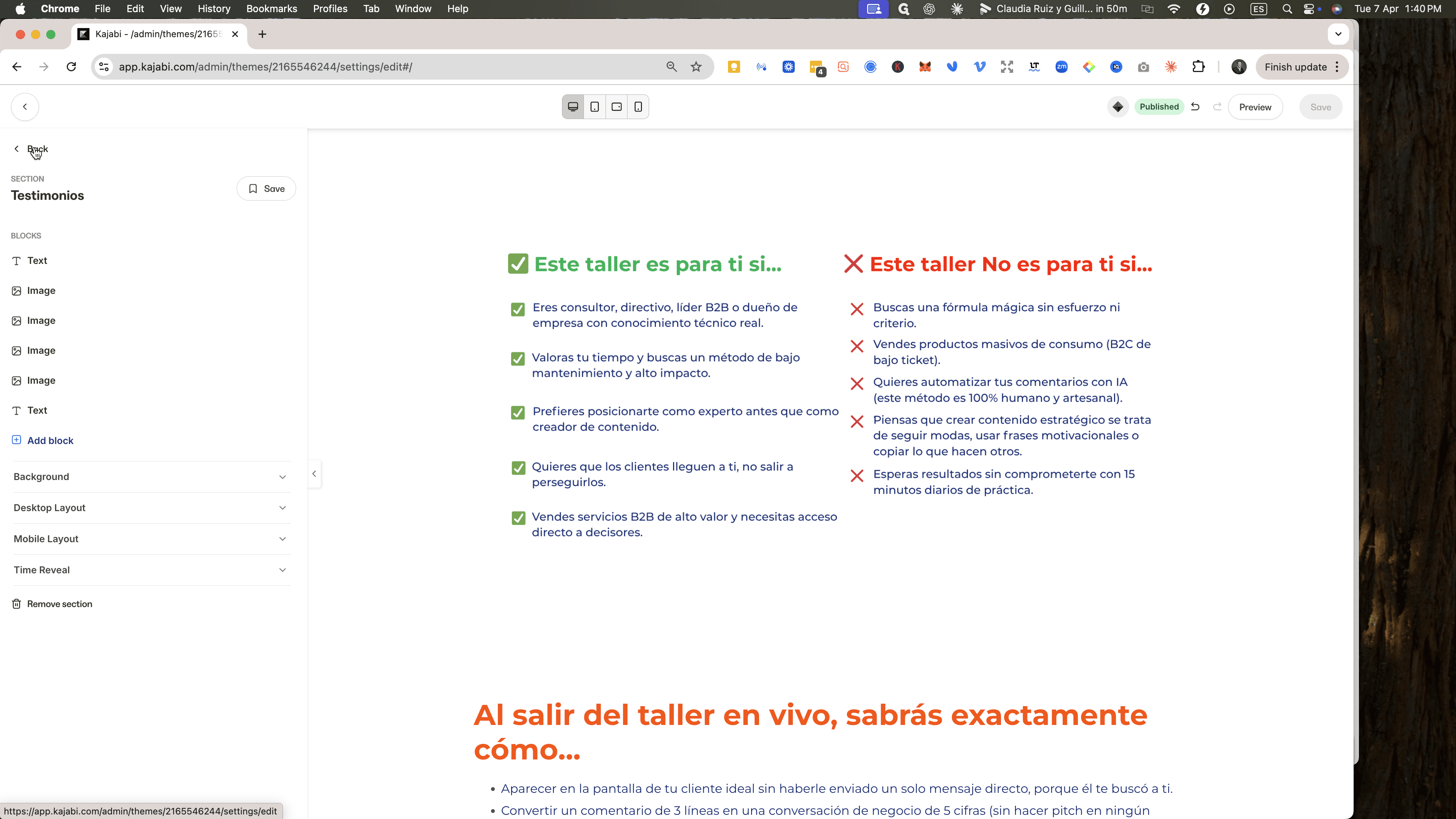 Step #42: Hagan clic en "Back"