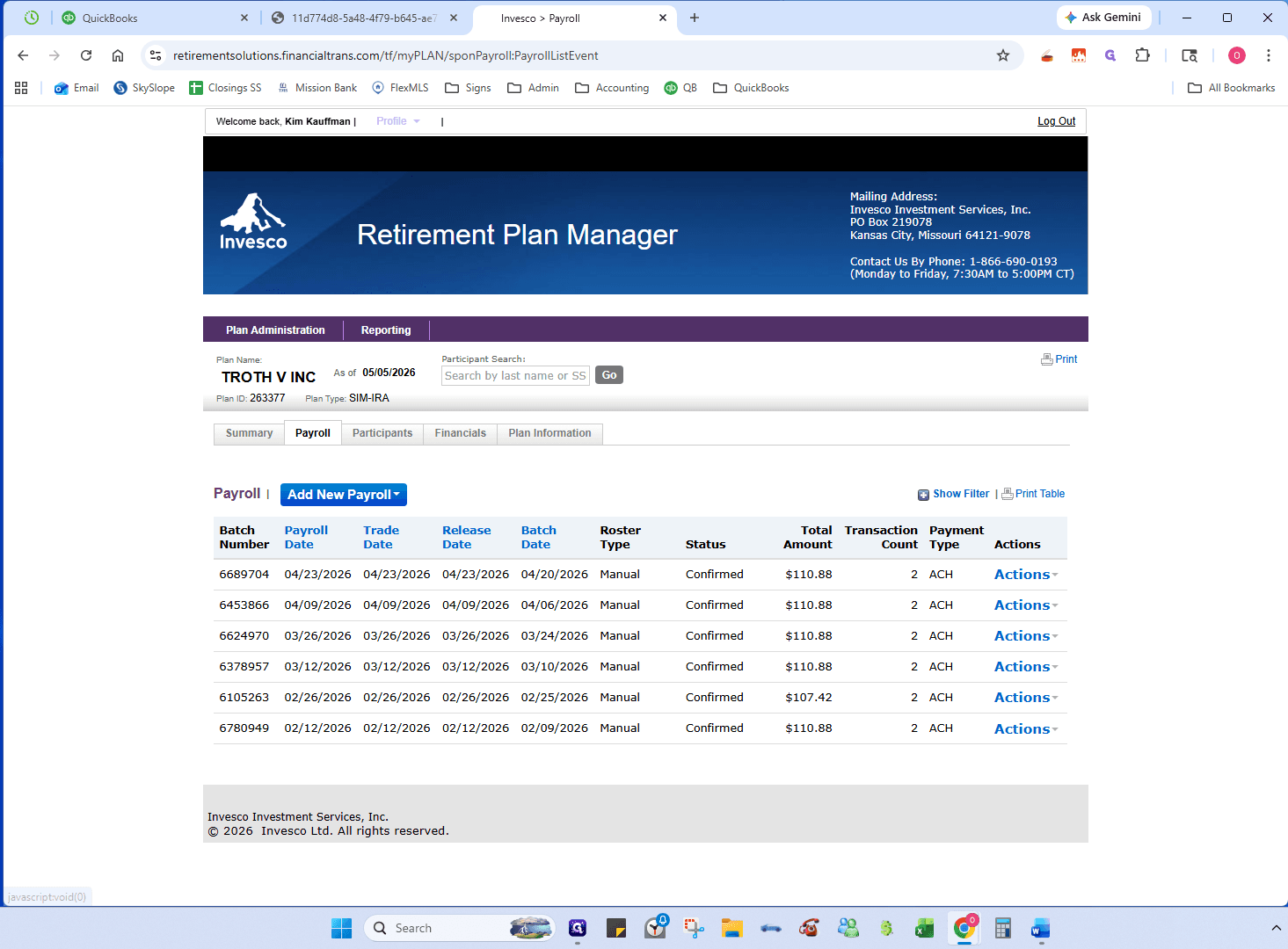 Step #16: Click Add New Payroll and select Manual.