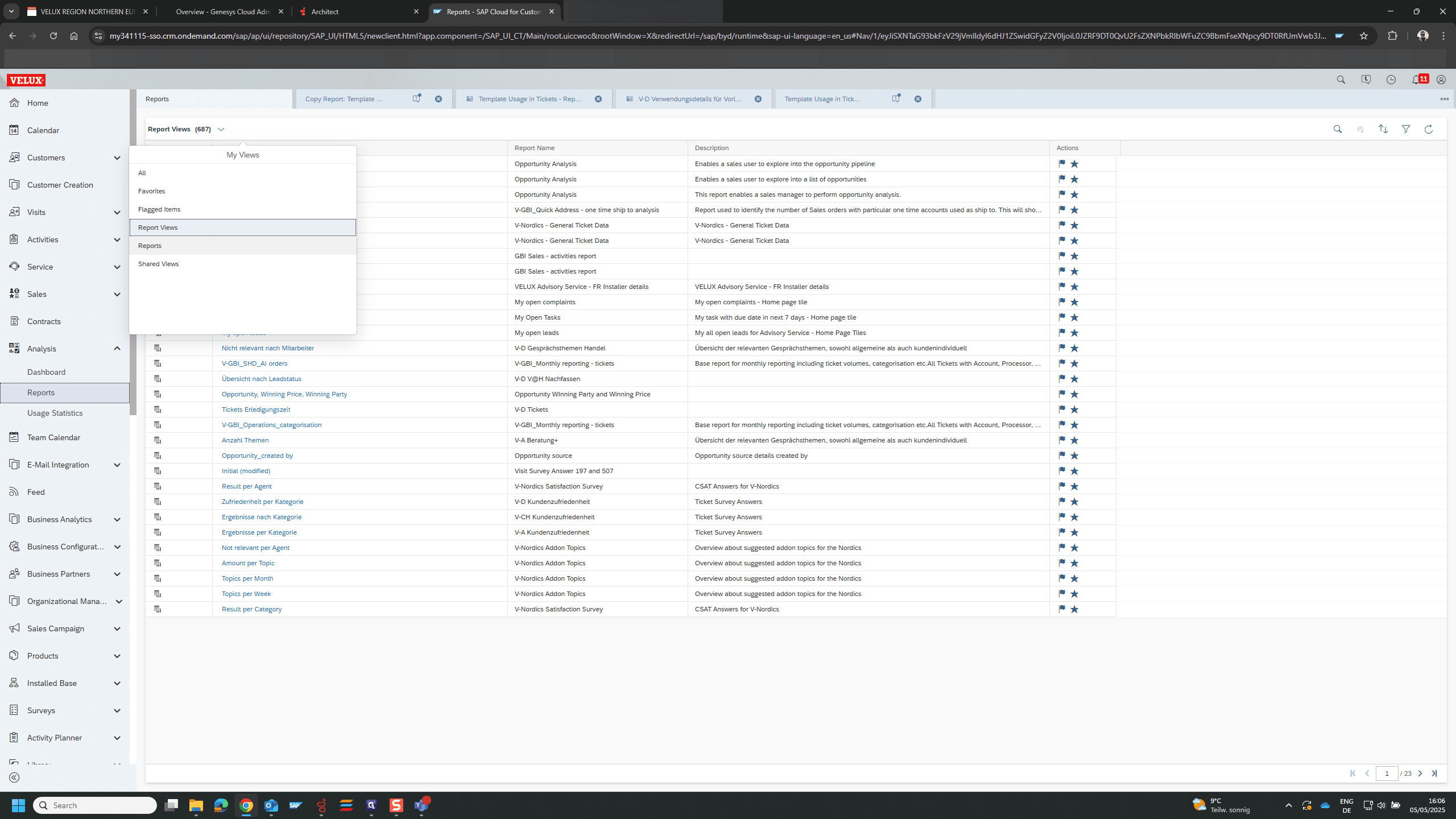 Step #4: Click on "Reports"
