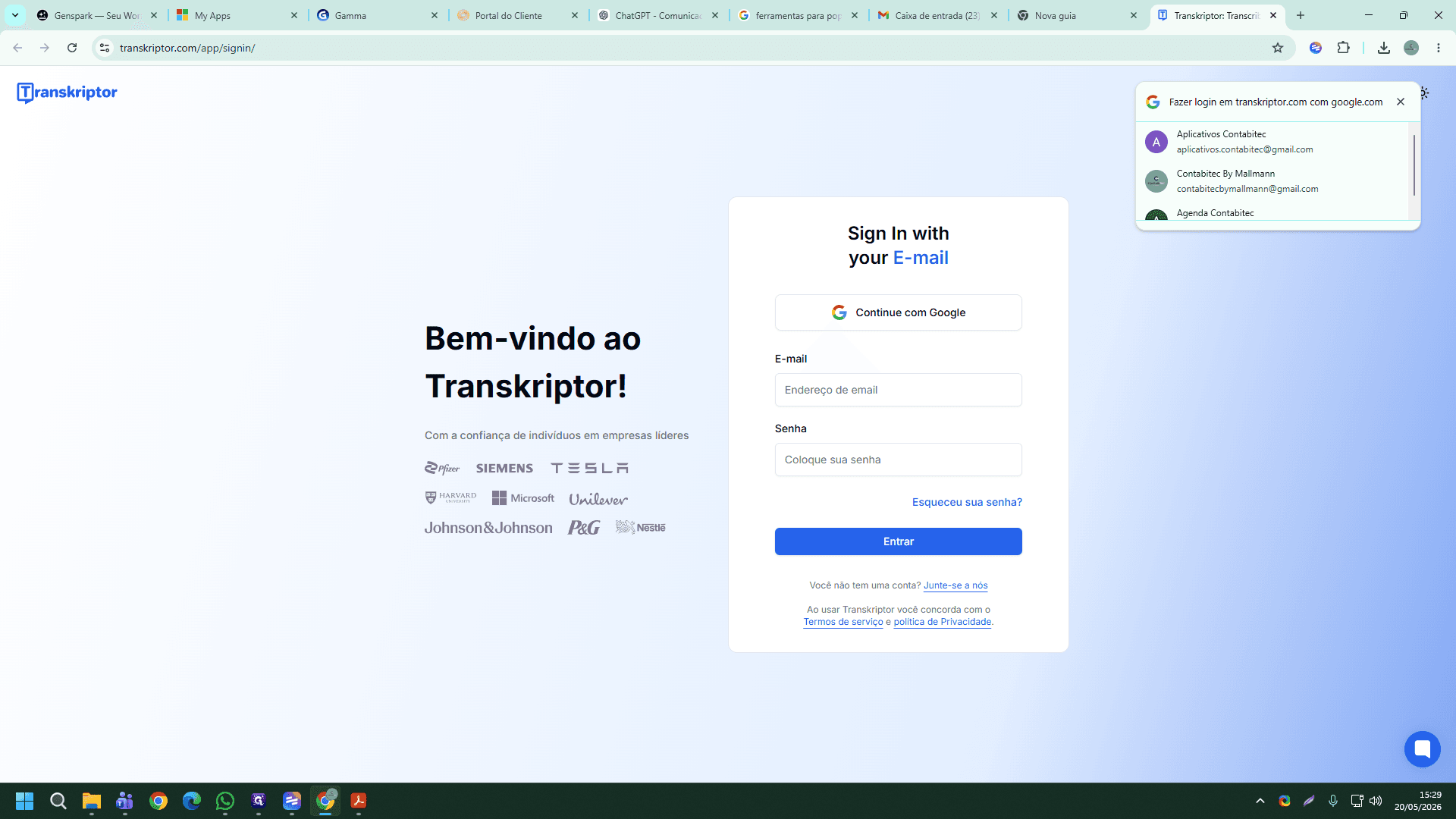 Step #3: Selecione o campo Endereço de e-mail para habilitar a digitação.
