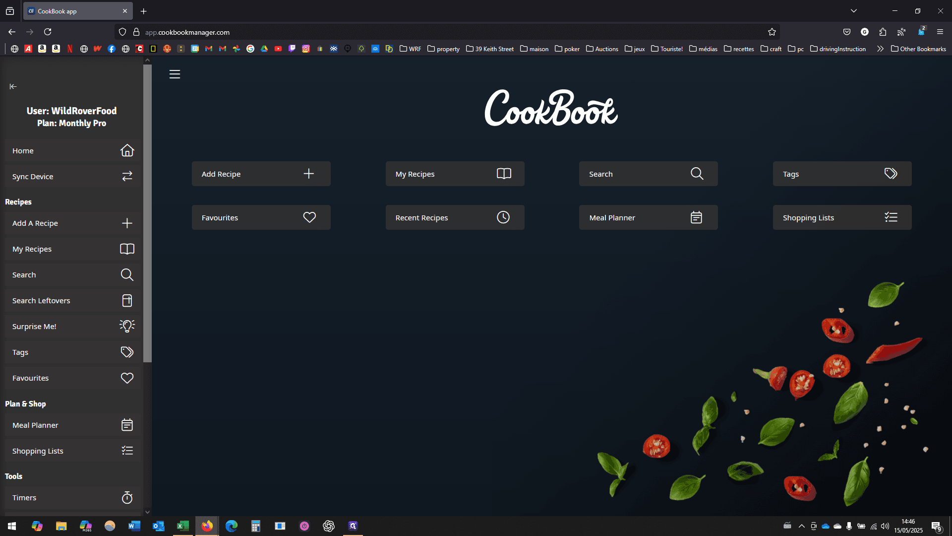 Step #11: In Cookbook, click on "Add Recipe"
