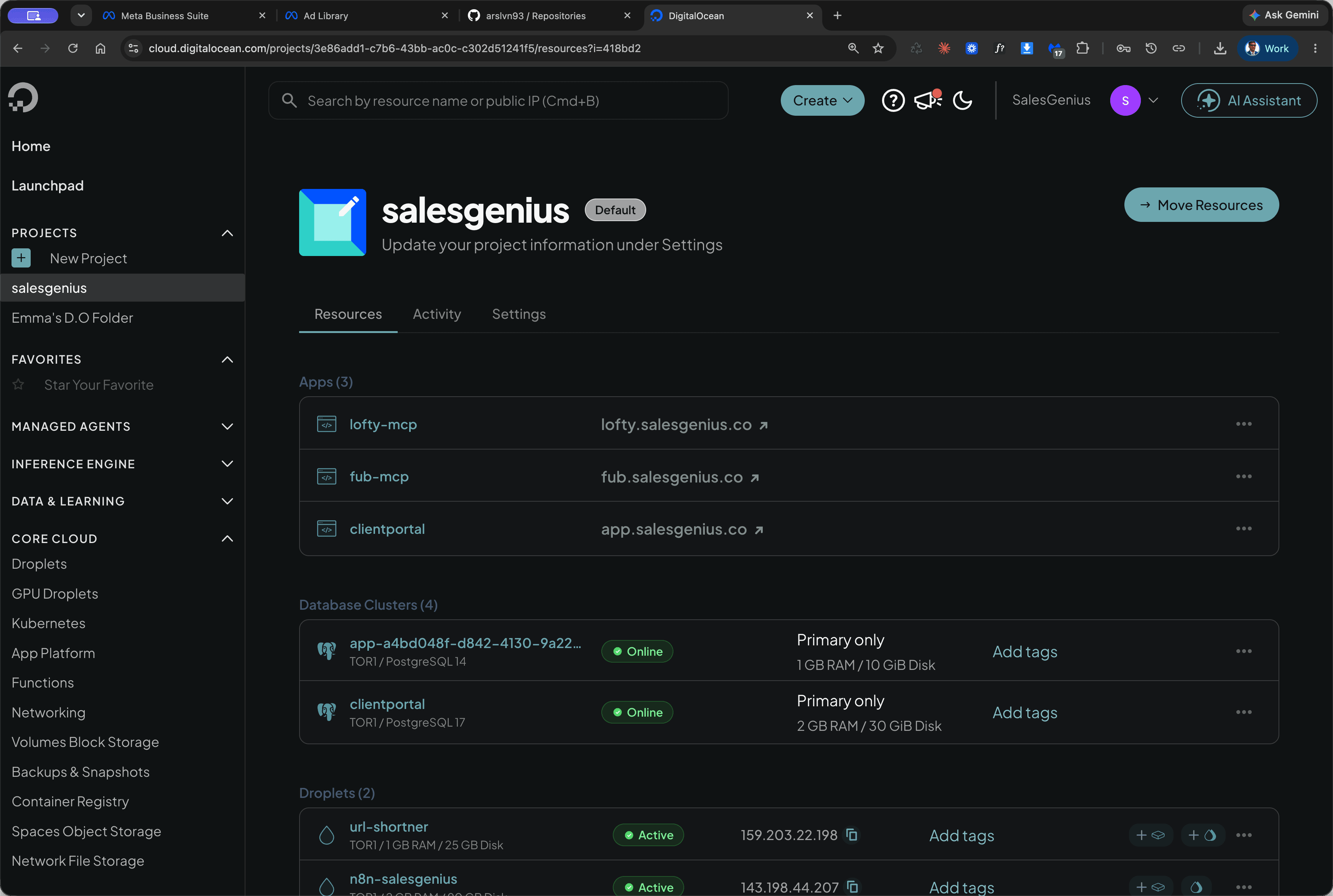 Step #2: Click clientportal to open the application dashboard.