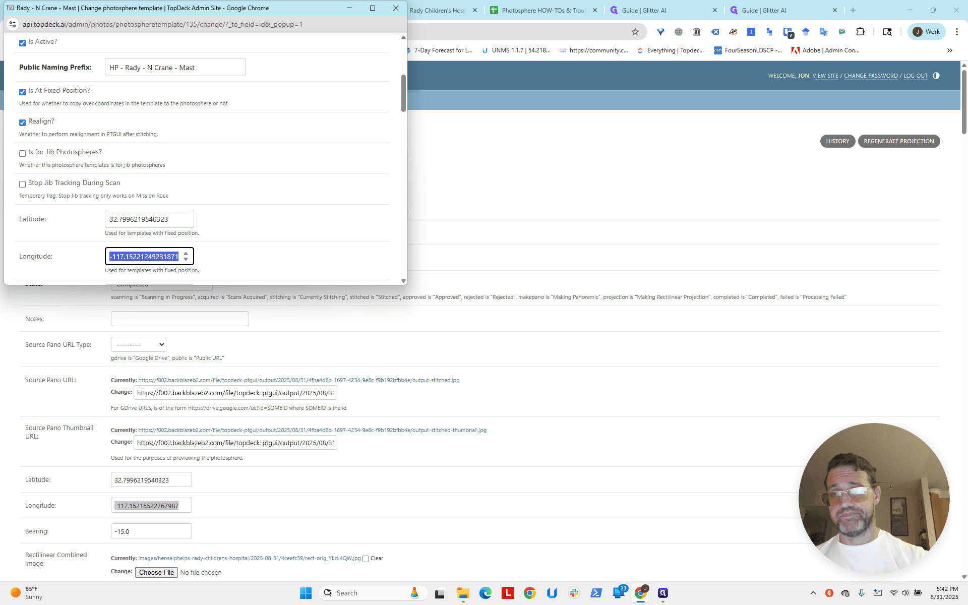 Step #73: Double-click on "-117.15221249231871"