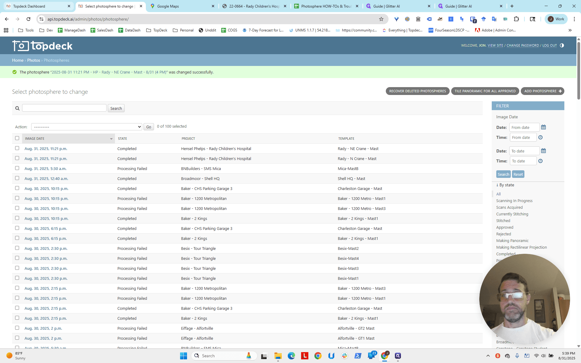 Step #29: Click on "Topdeck Dashboard"