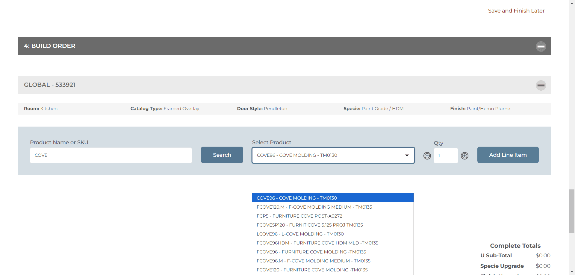 Step #16: Type keyword and press "search"