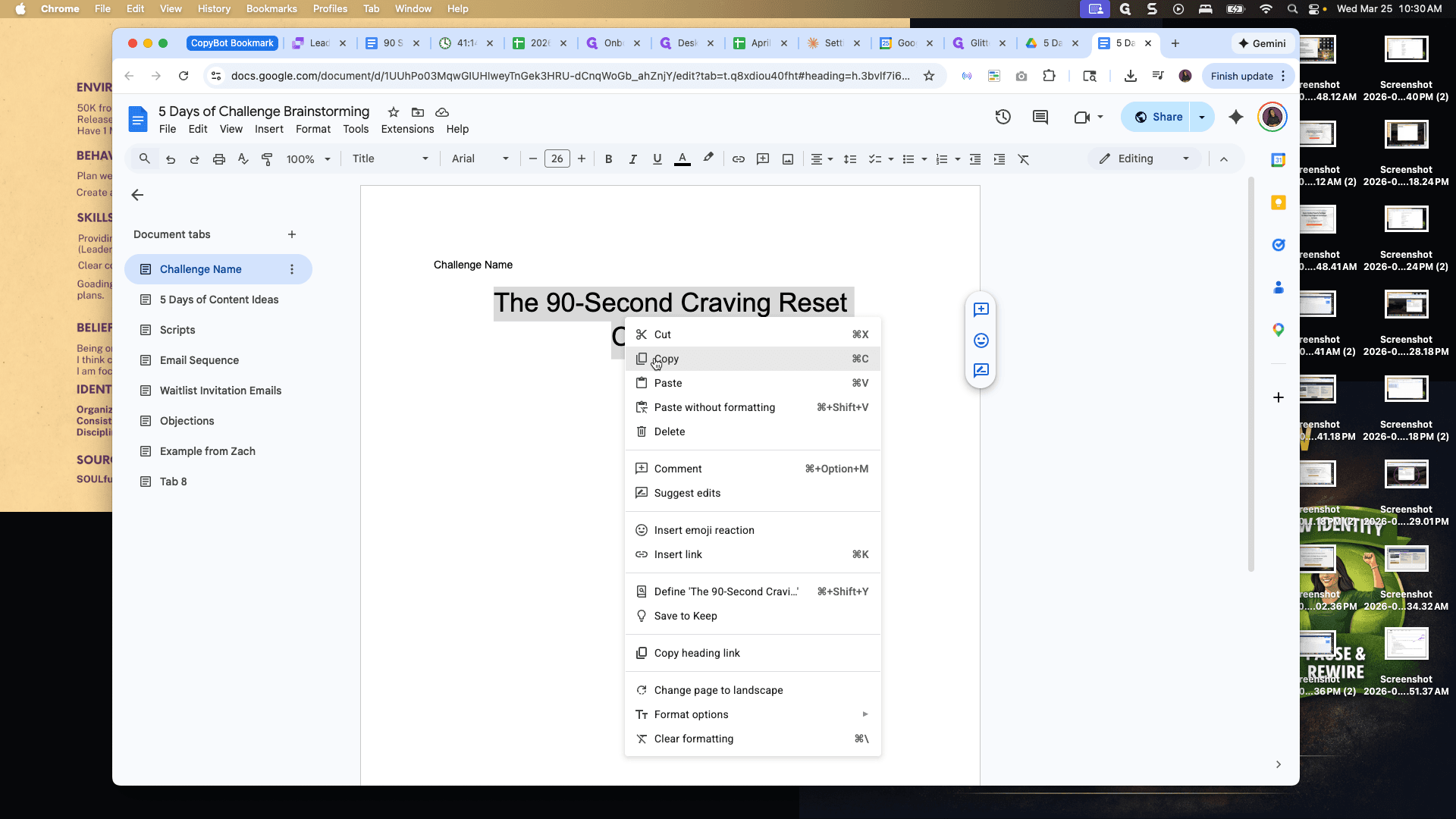 Step #23: Click on "Copy"