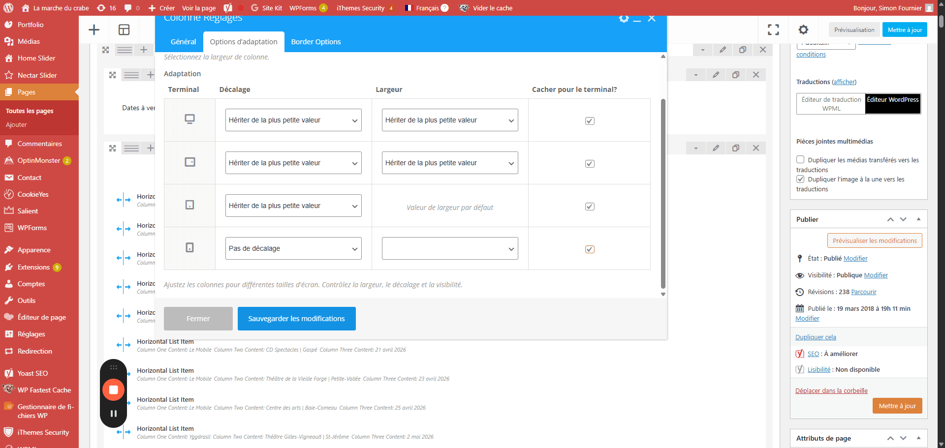 Step #9: Cliquez sur "modifications"