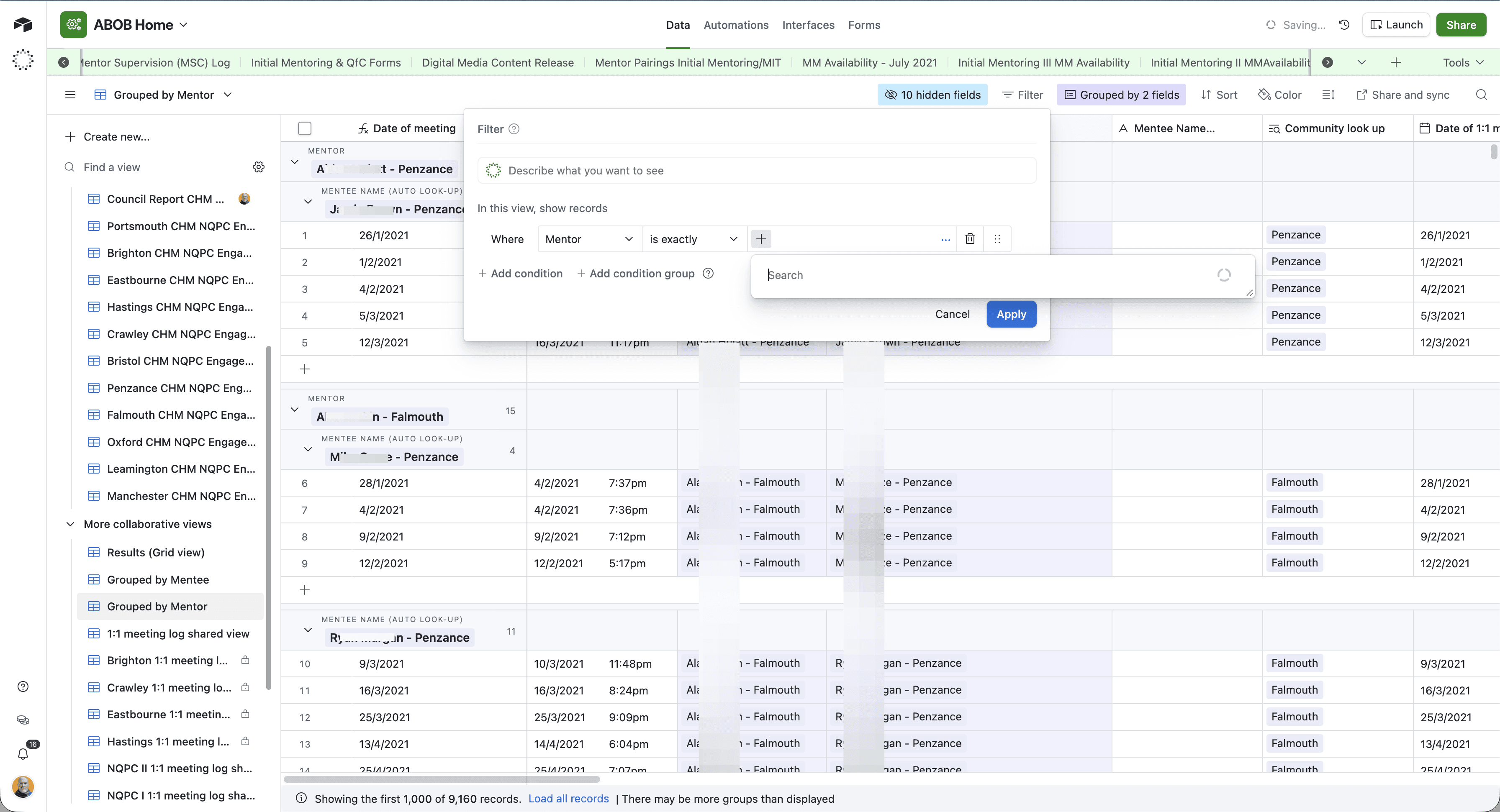 Step #6: Click + Add condition to create a new filter rule.