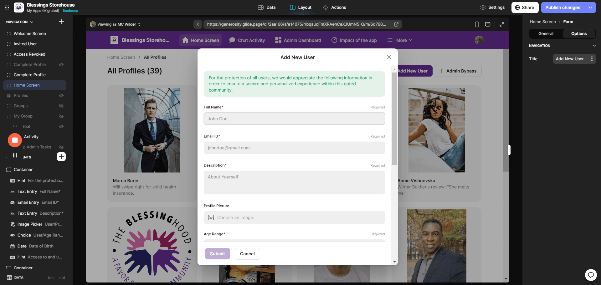 Step #6: Fill out the form