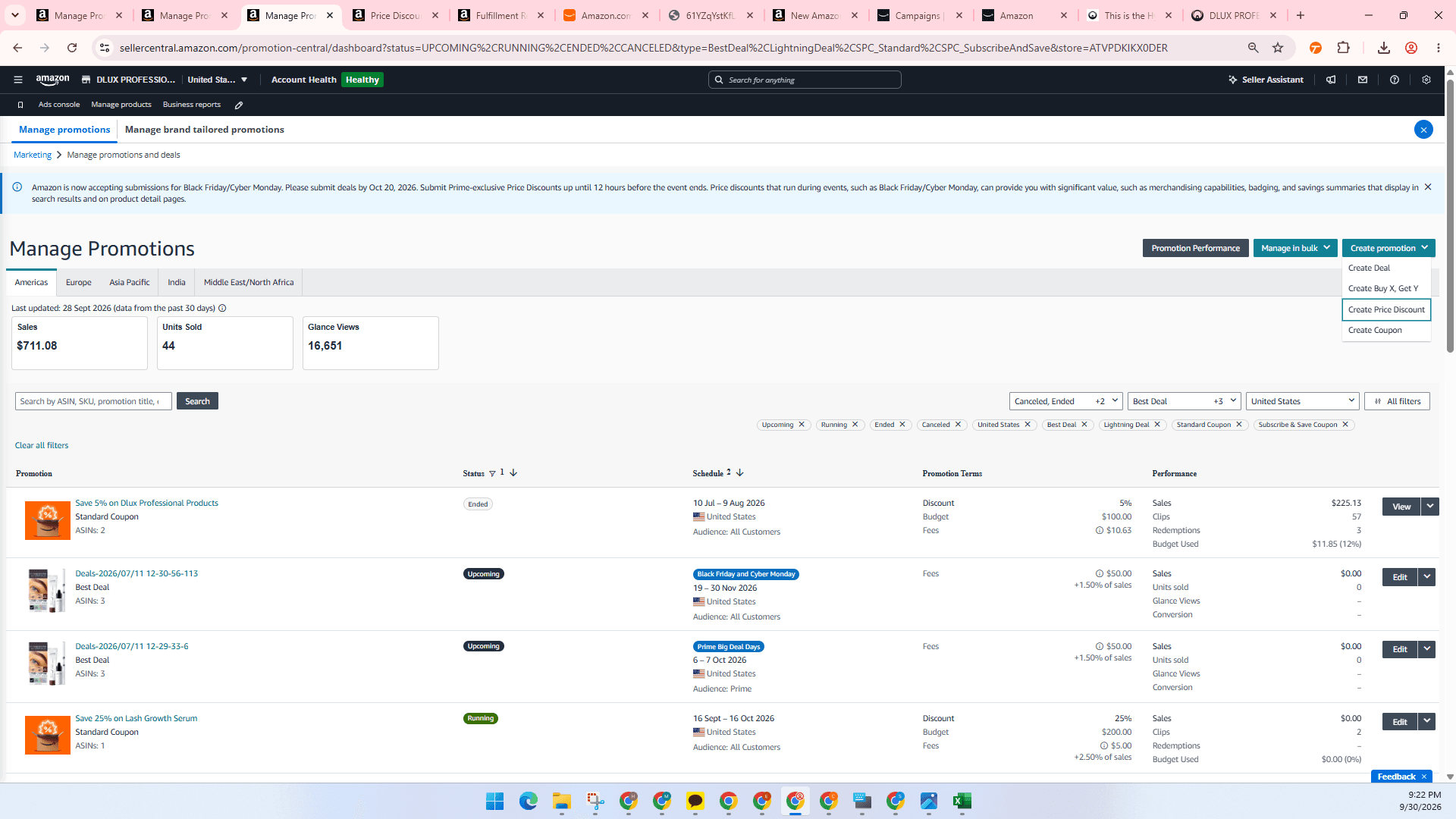Step #5: Click on Create Price Discount.
