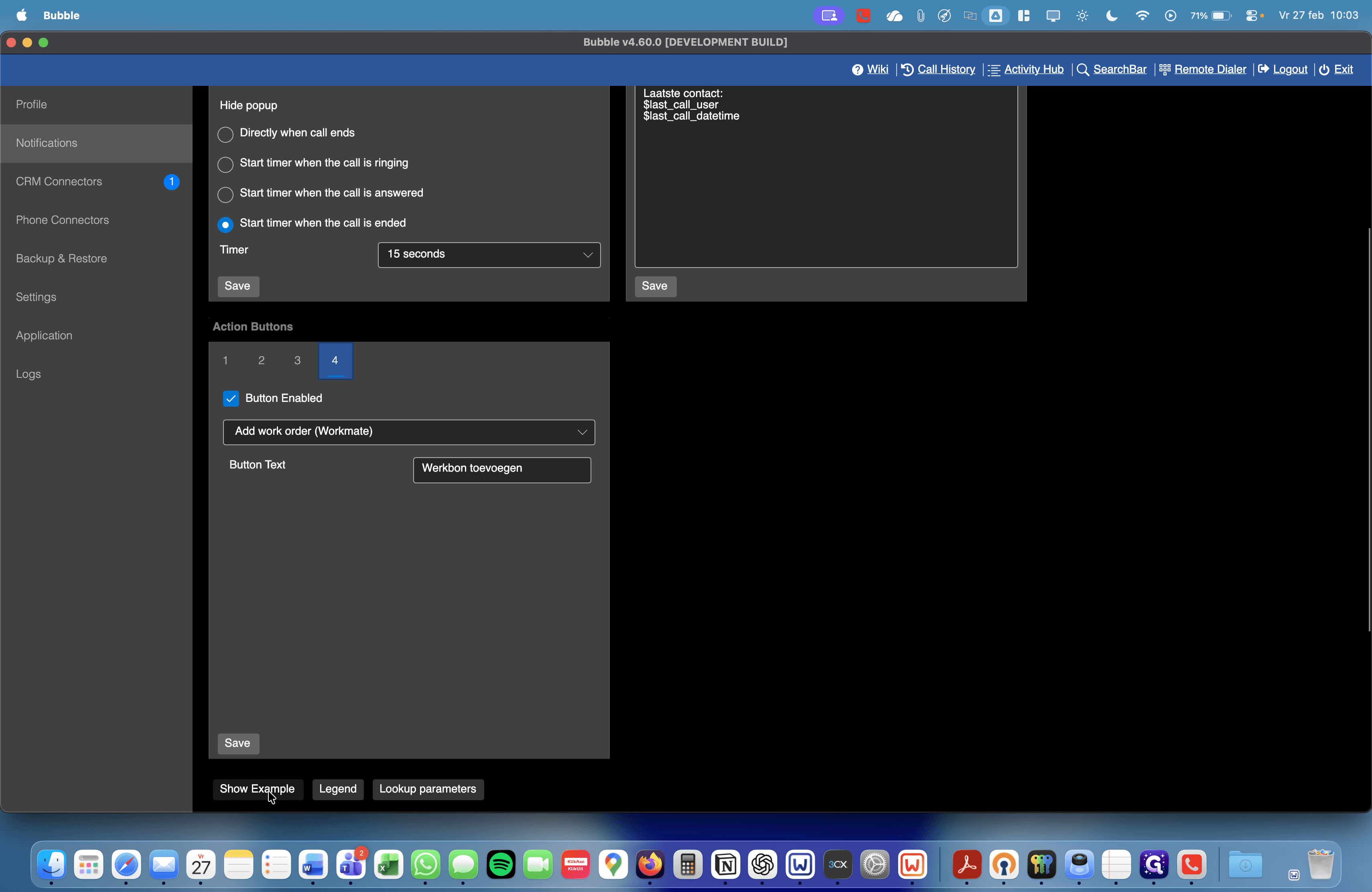 Step #20: Klik op "Show Example"