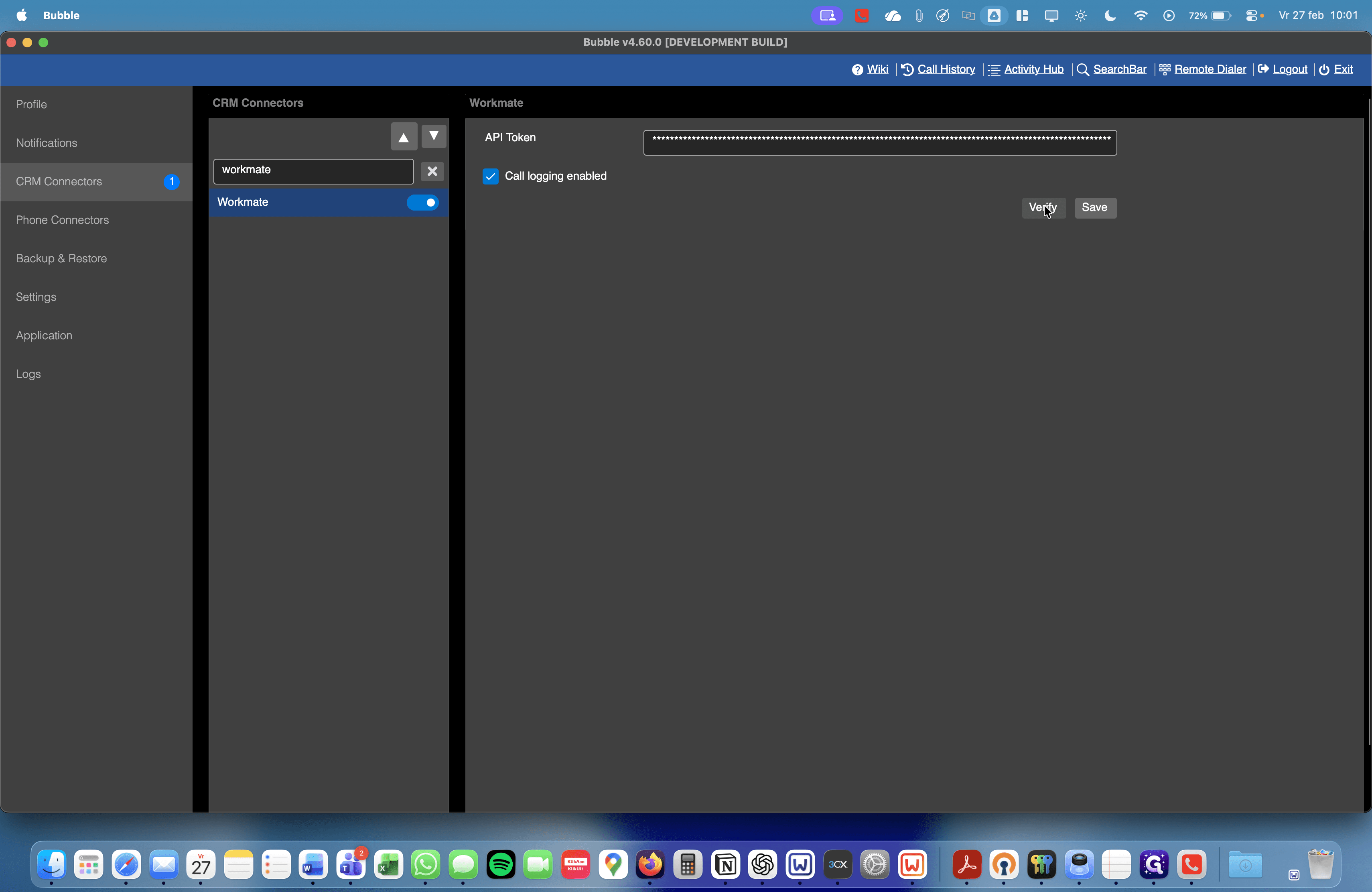 Step #6: Klik op "Verify" en "Save"