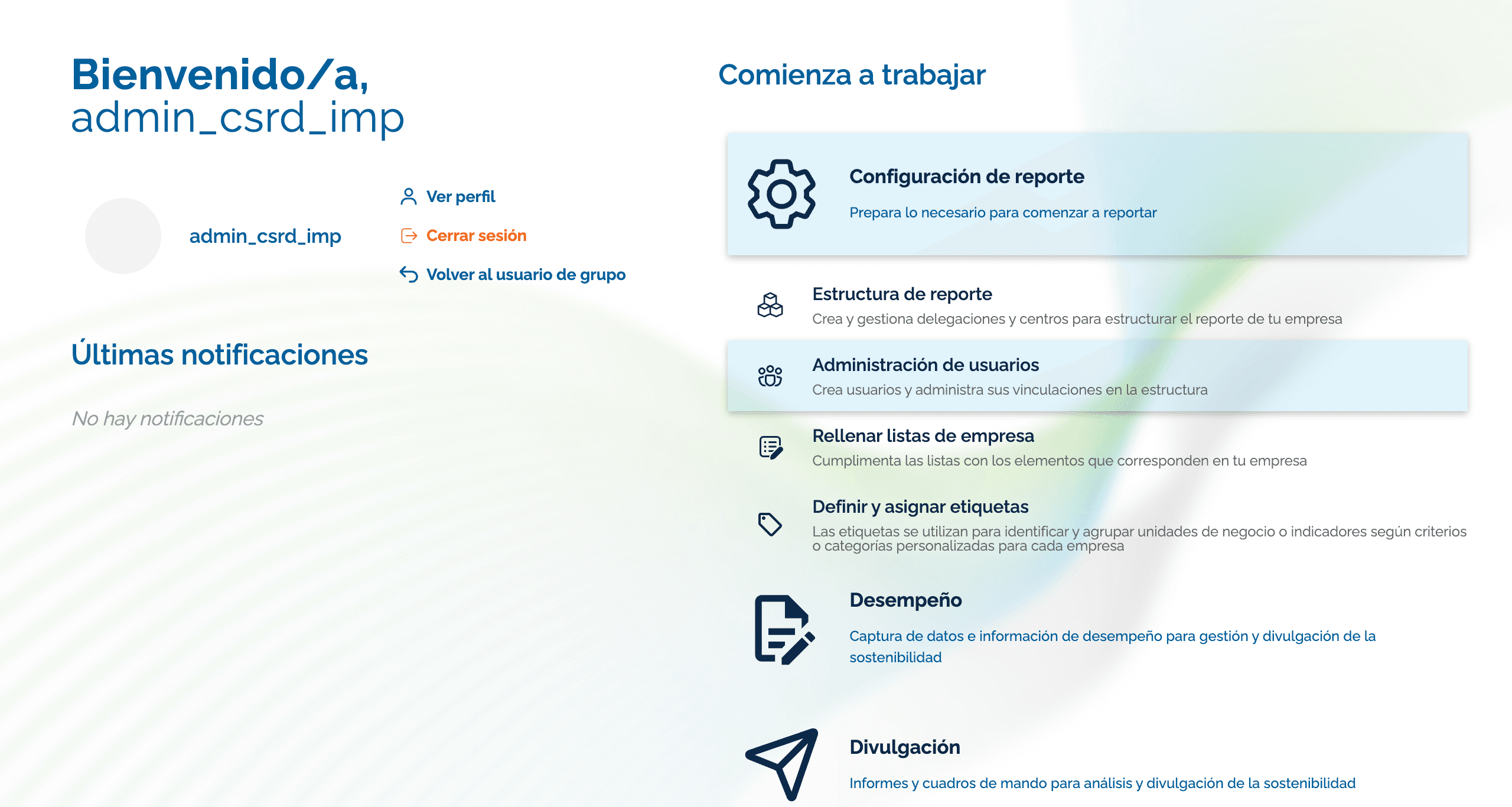 Step #17: Ingresamos a Administración de usuarios