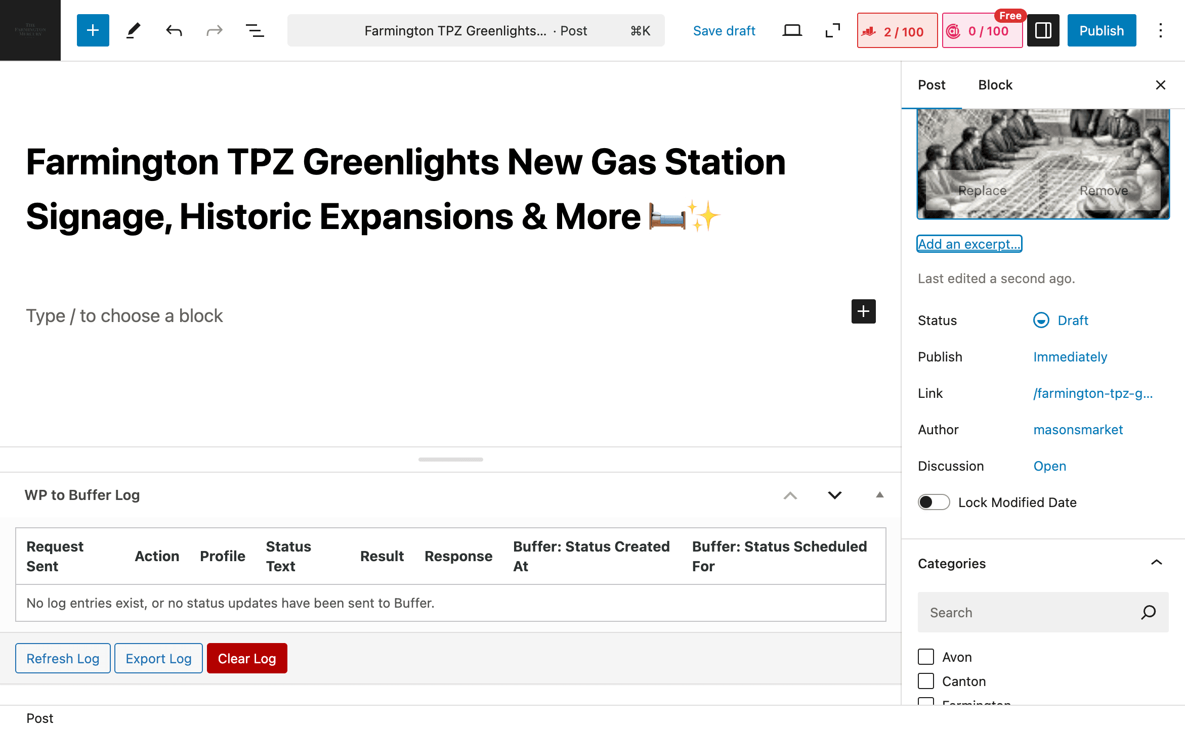Step #24: Click on "Add an excerpt"