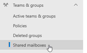 Step #24: Navigate to 'Shared Mailbox's'