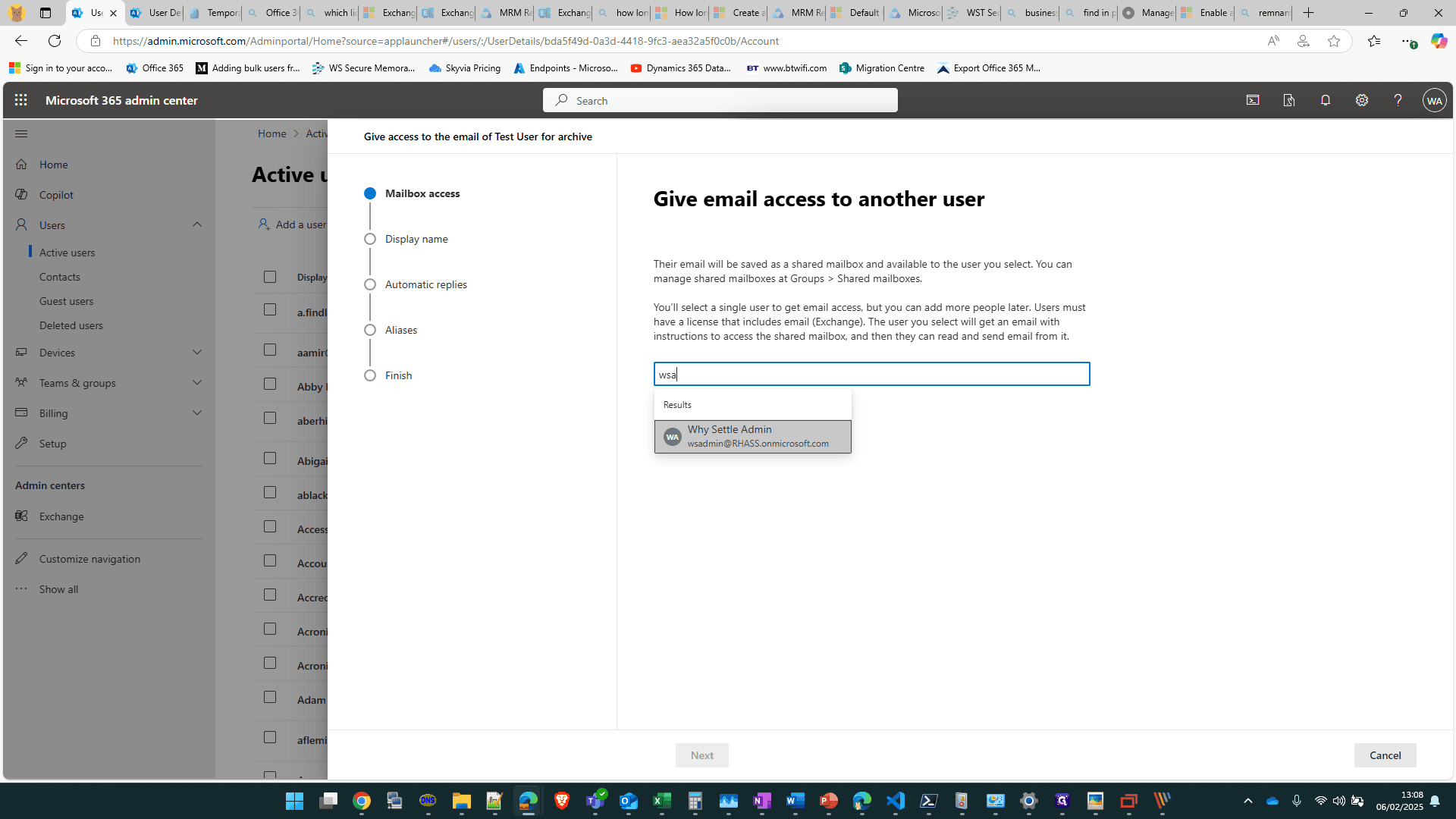 Step #9: Click on "Why Settle Admin"