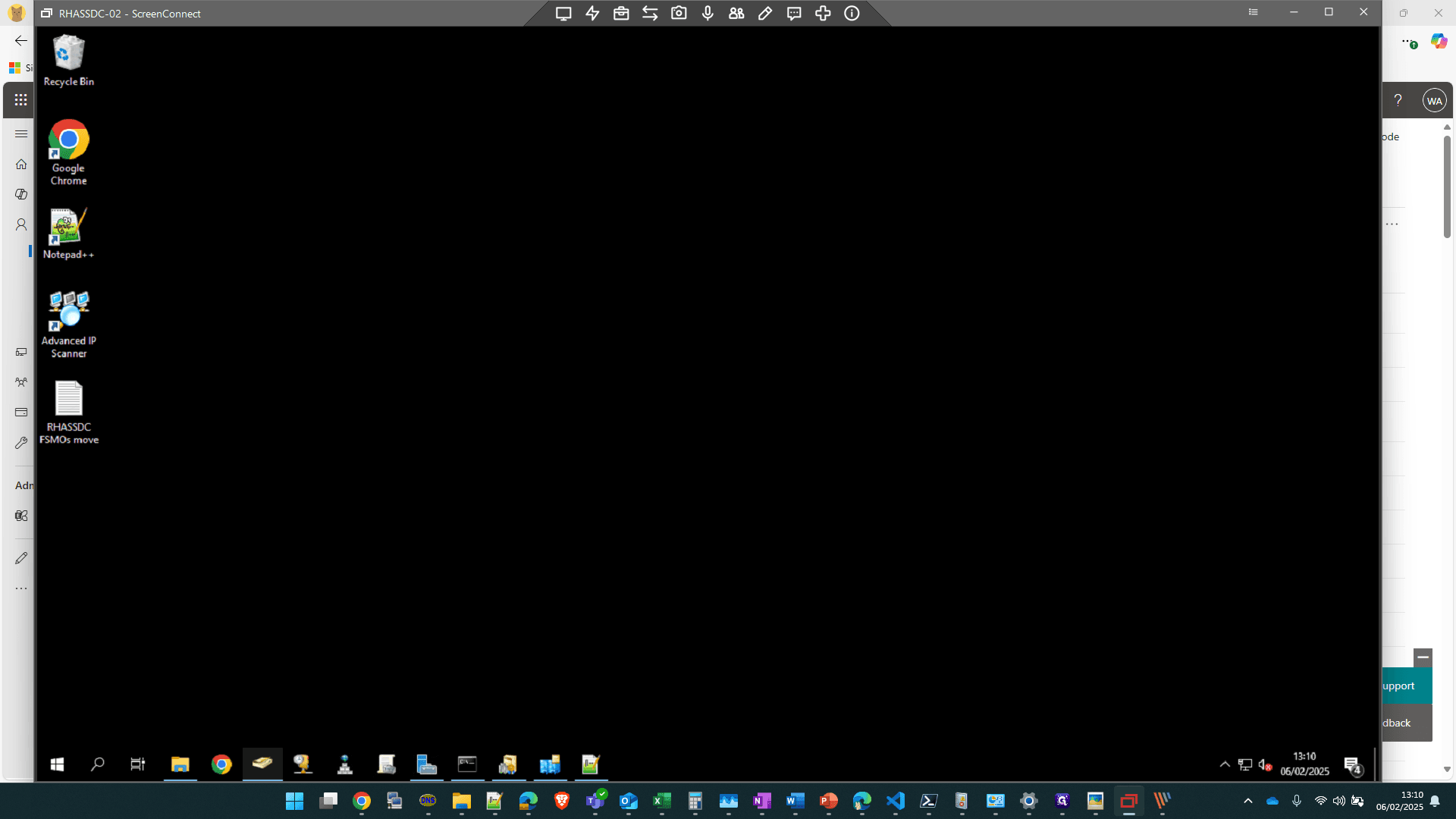 Step #27: Hop onto the sites Domain controller, in this case RHASSDC-02Open 'Active Directory'