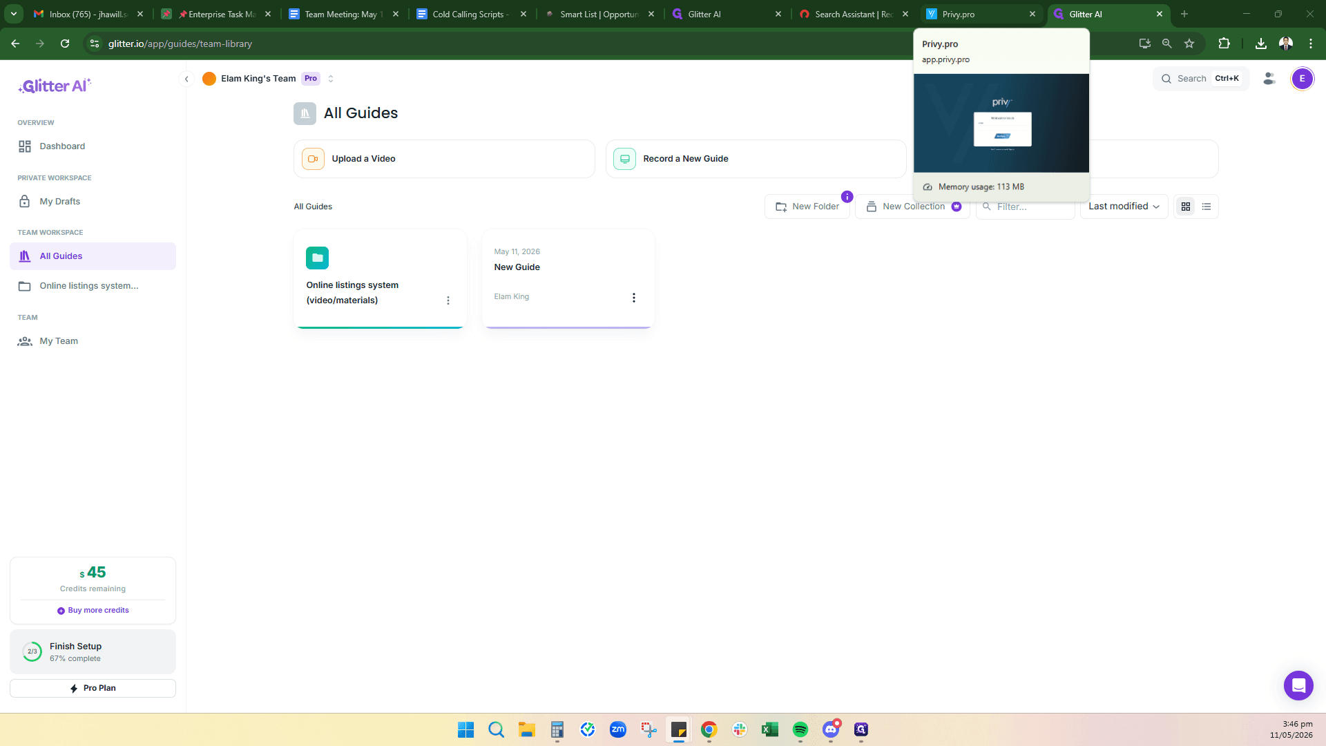 Step #26: Open the Privy.pro web application.