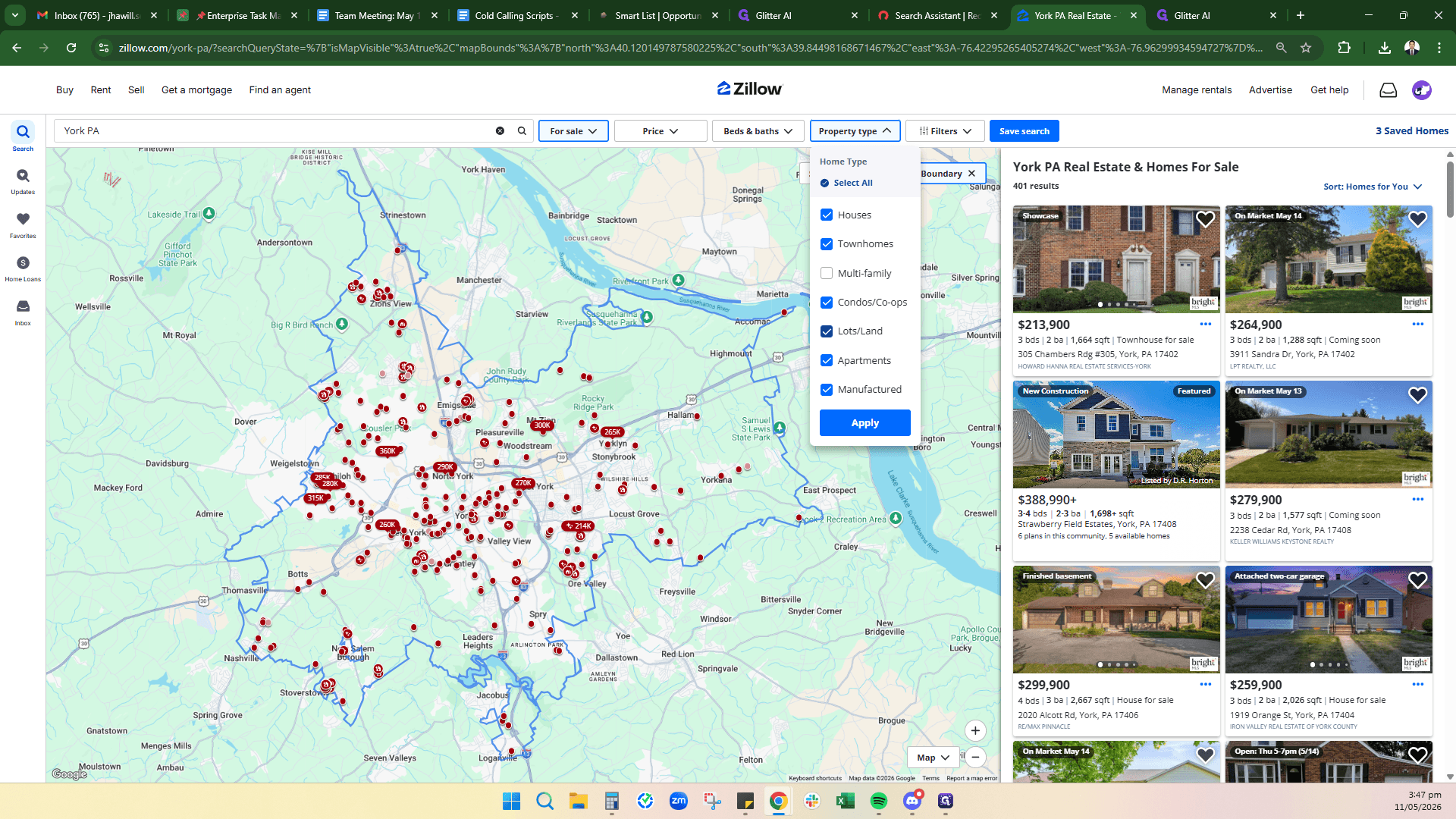 Step #4: Select Lots/Land to include vacant properties.