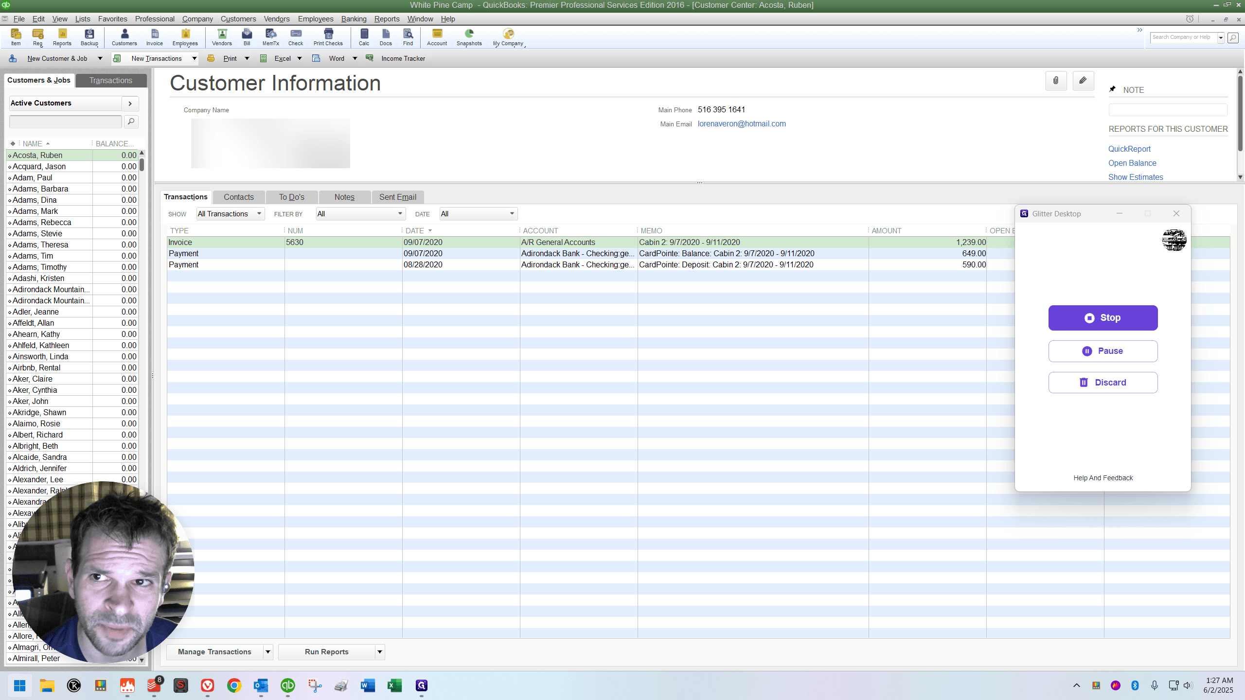 Step #3: Click on "New Transactions"