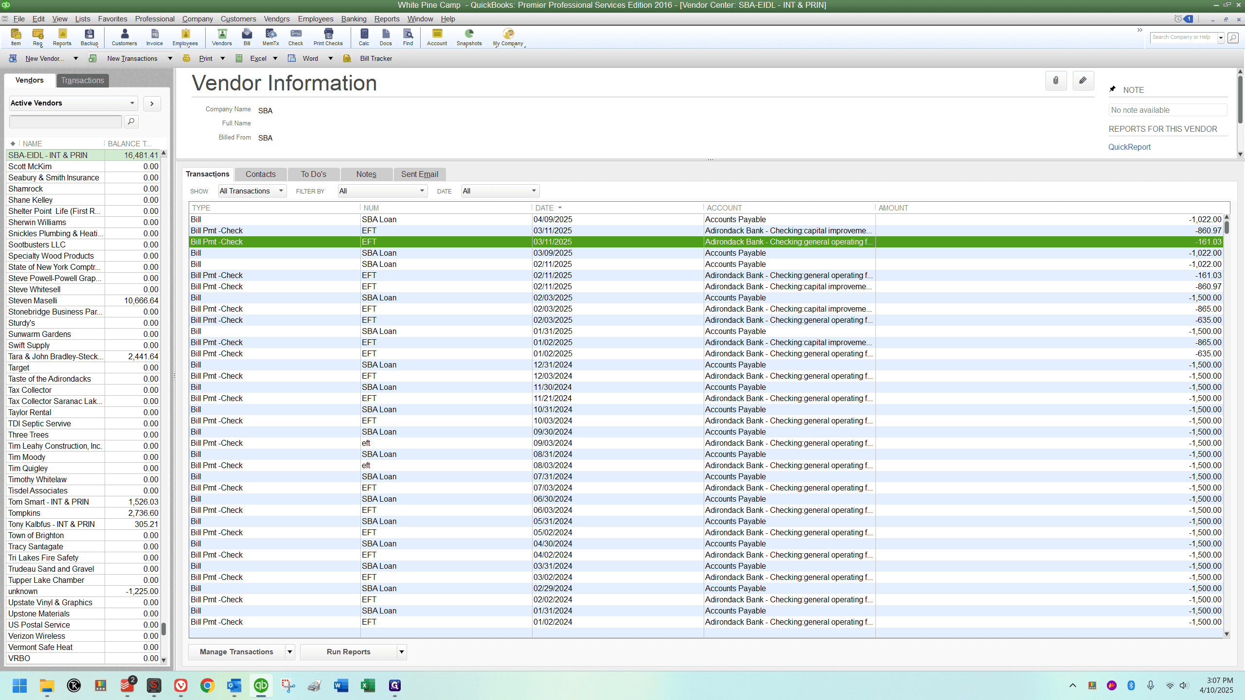 Step #5: Click on "New Transactions"