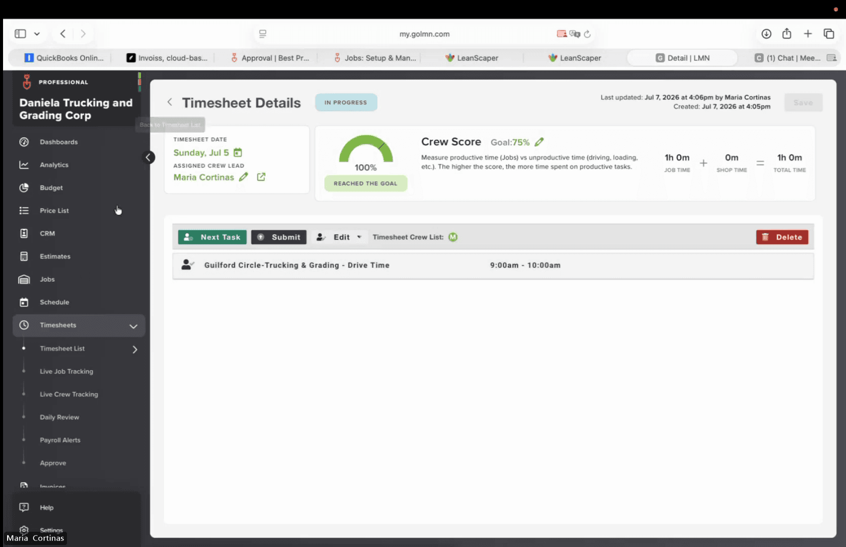 Step #16: Navigate to the Timesheets module and click Approve.