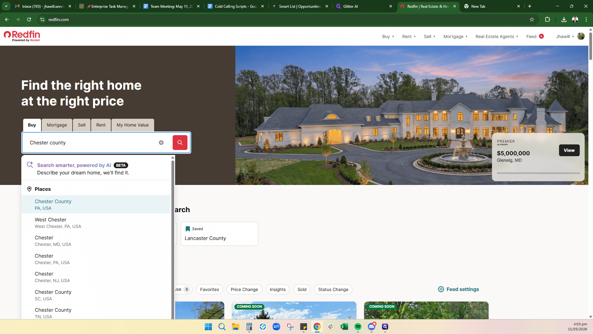 Step #3: Select the correct location from the autocomplete dropdown menu.
