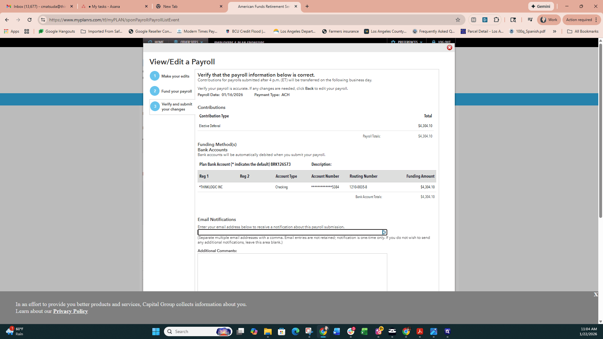 Step #15: Click on "( Separate multiple email addresses with a comma"