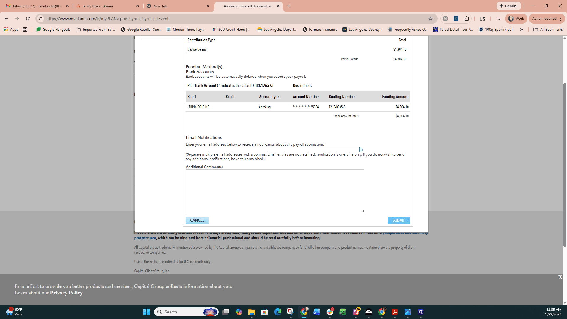 Step #17: Click on "SUBMIT"