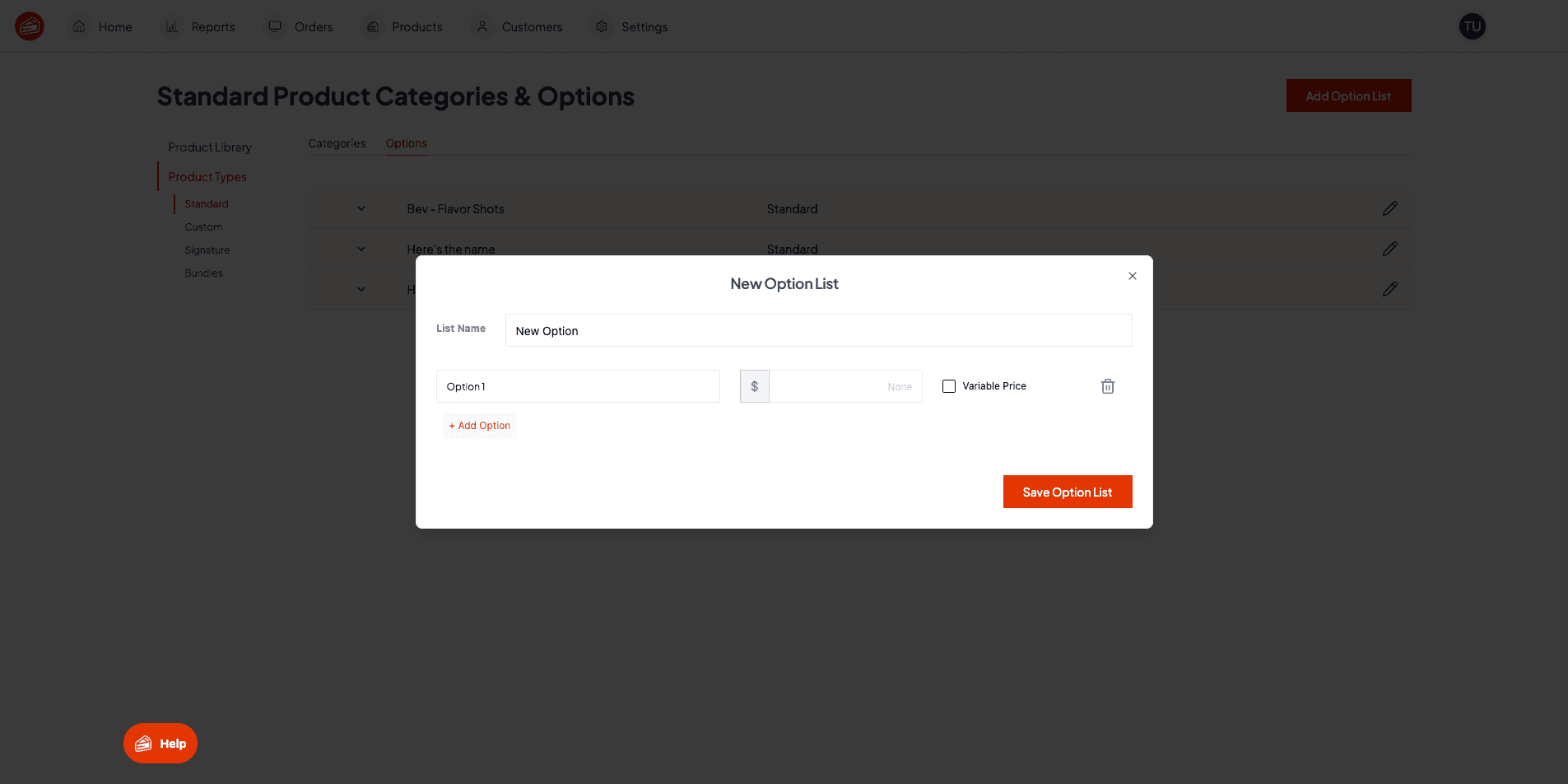 Step #14: Click on "+ Add Option"