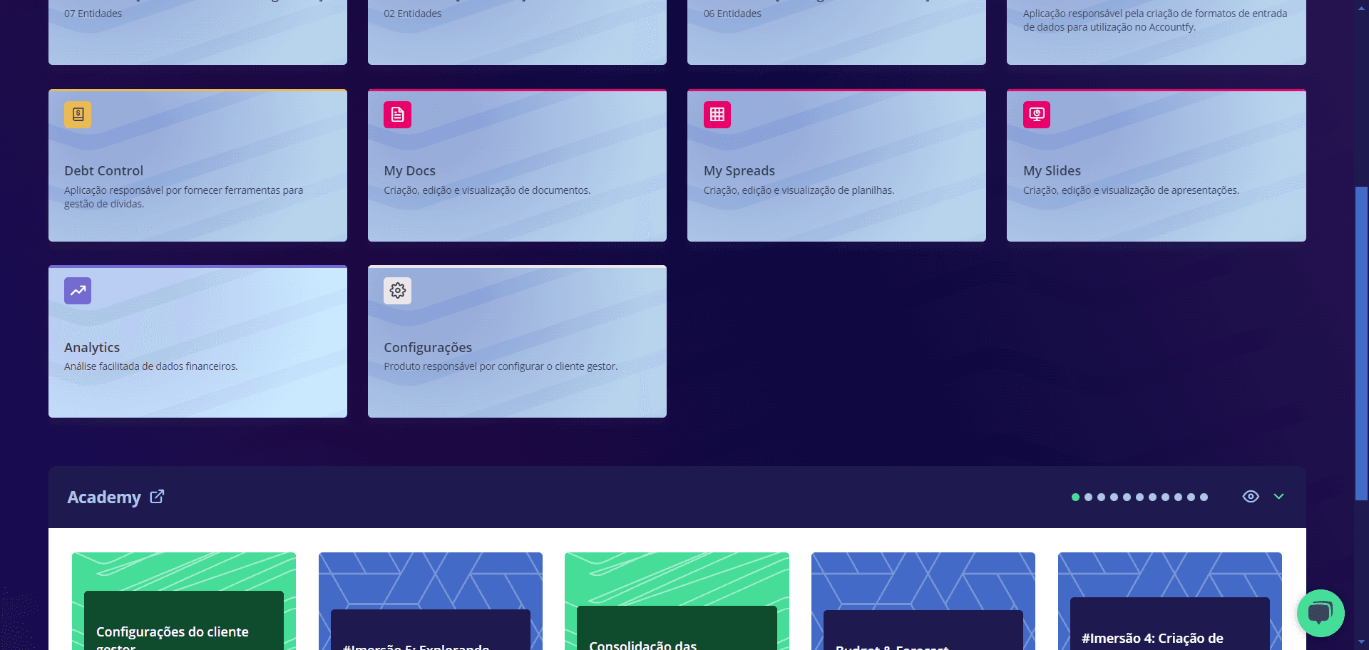 Step #7: Com a permissão, ele verá o módulo de Analytics na tela inicial