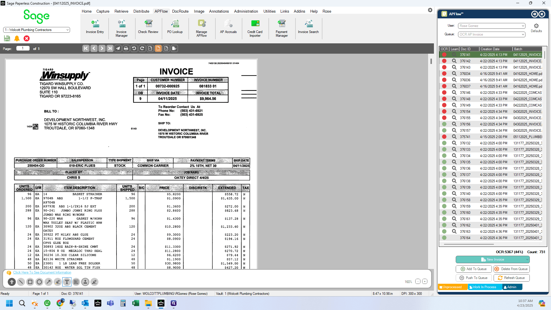 Step #19: Click on "New Invoice and select "Yes" when the dialogue box asks if you want to save your changes to the invoice.