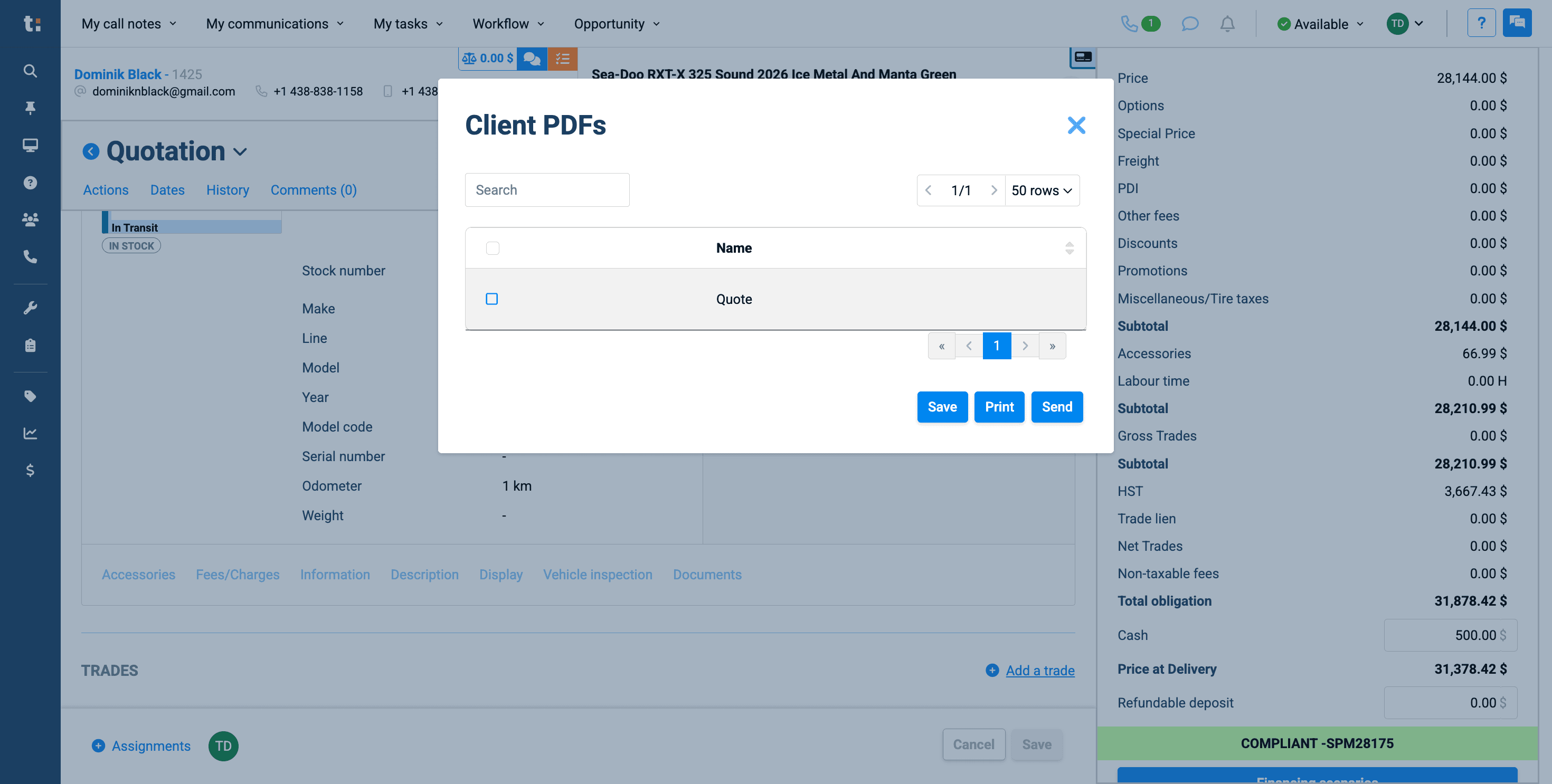 Step #23: Select the PDF you want to send,