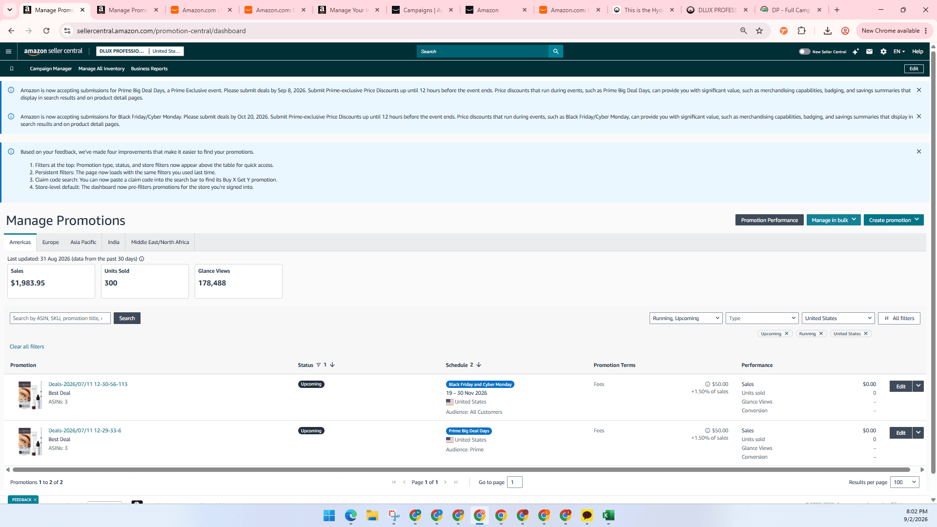 Step #3: Click Create promotion.