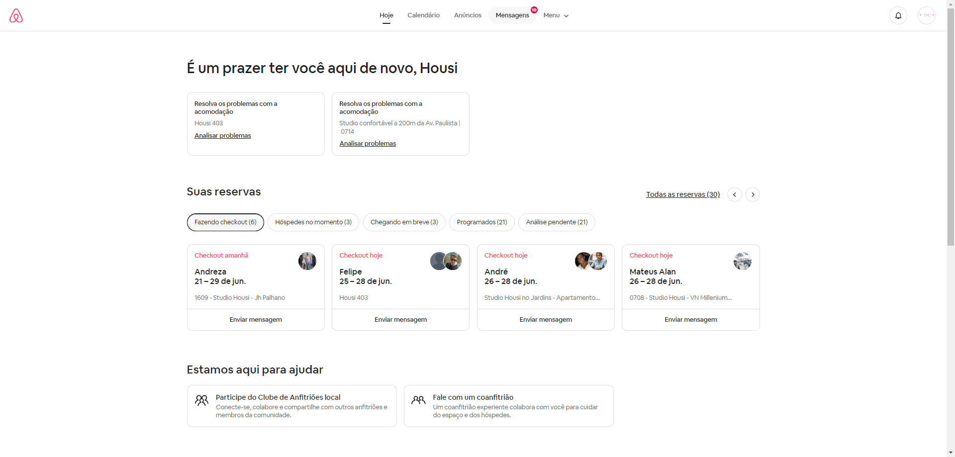 Step #1: Cliquem em "Mensagens"
