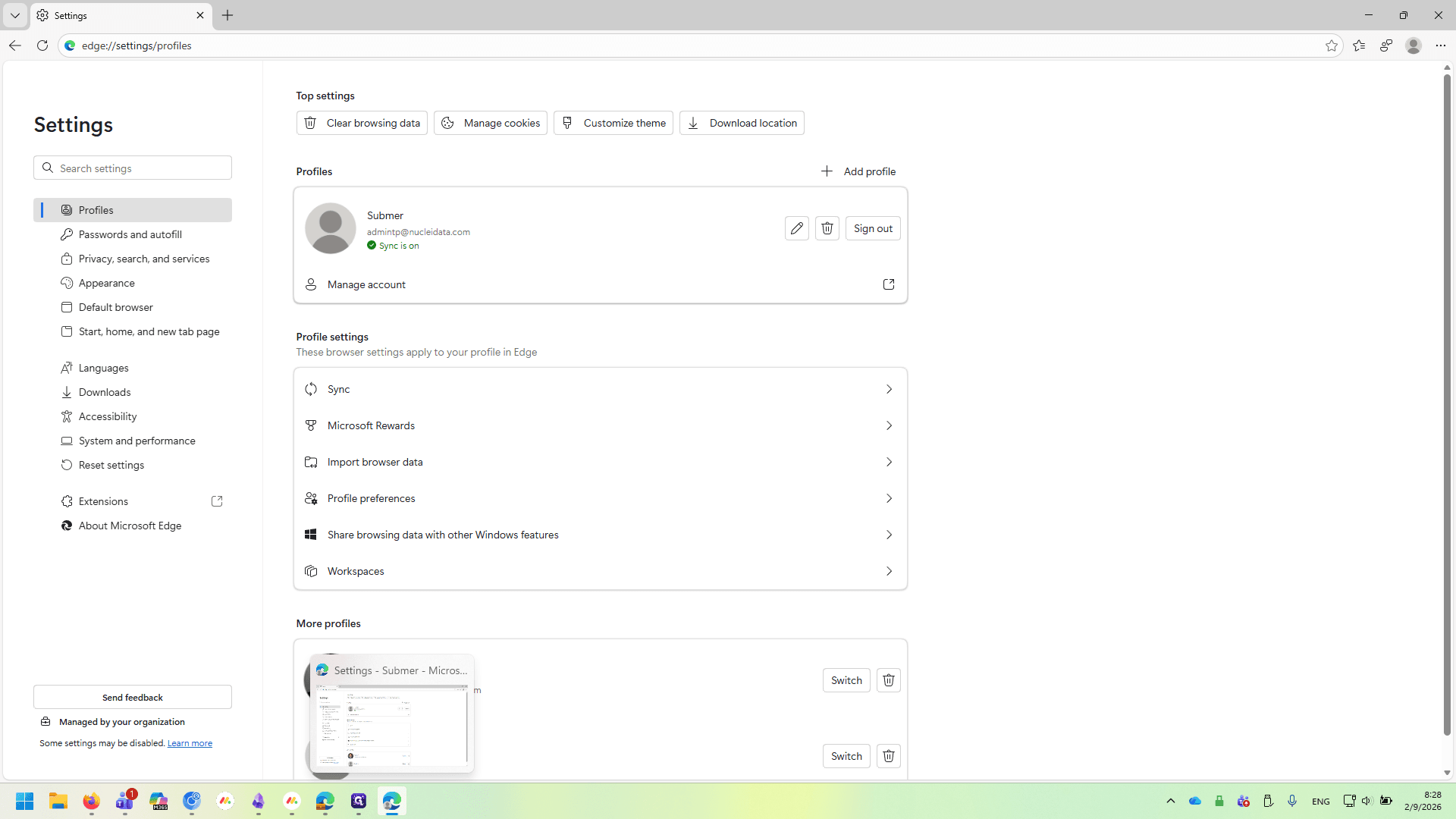 Step #17: Right-click on the browser in your taskbar