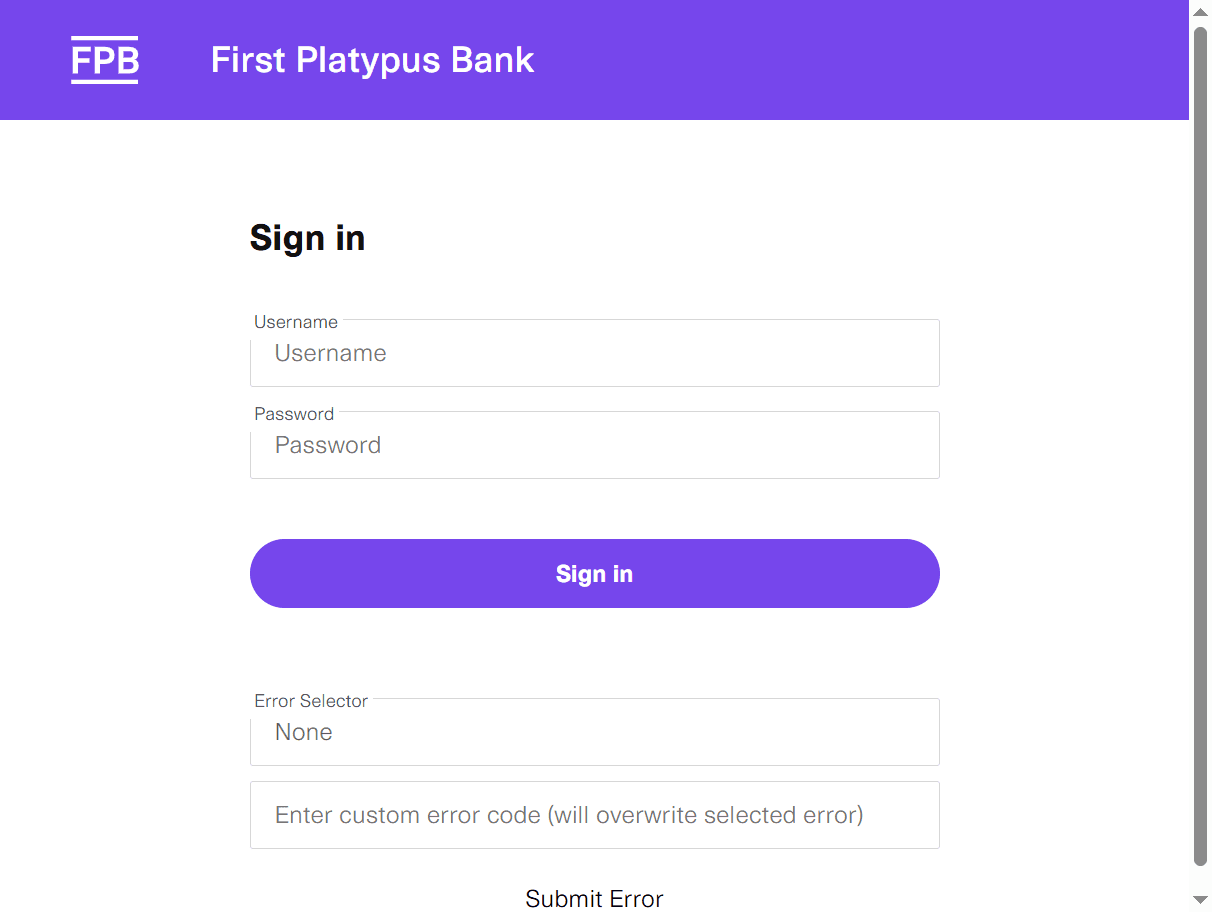 Step #3: Click the Sign in button to proceed.