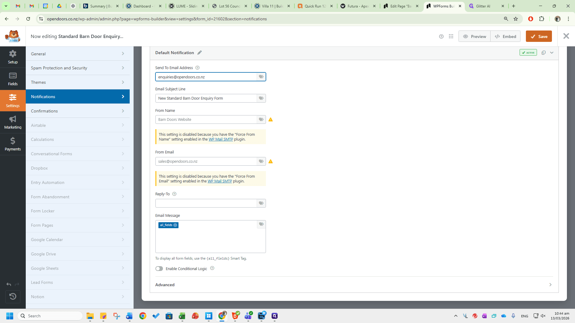 Step #31: Click on "✓ Save"