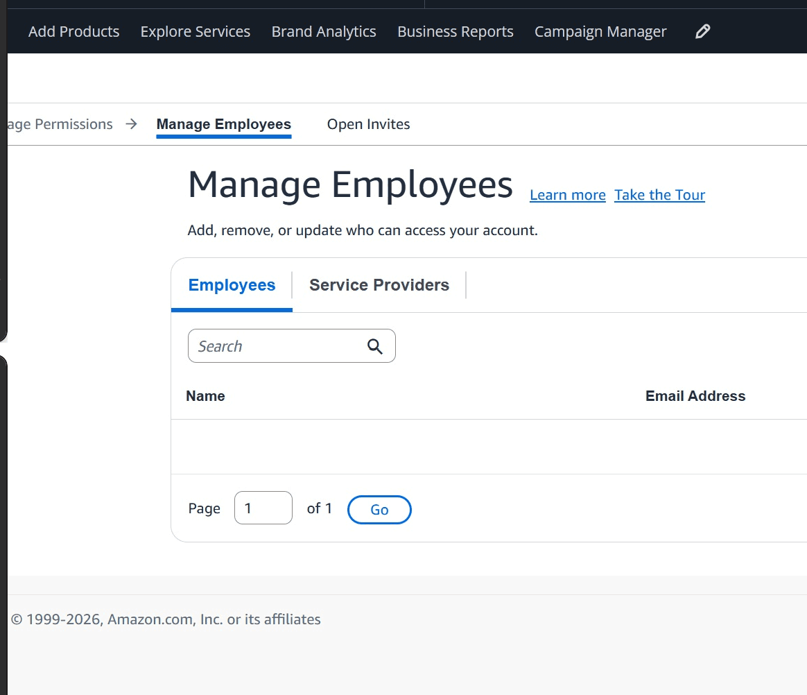 Step #2: Click Employees under Manage Employees.